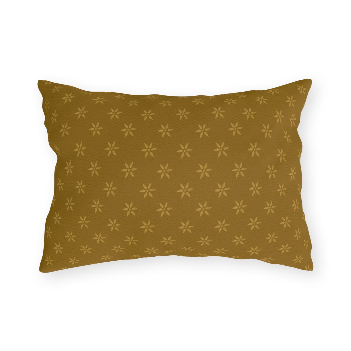 Bohemian Peace Outdoor Pillow - Floral Design for Relaxing Spaces