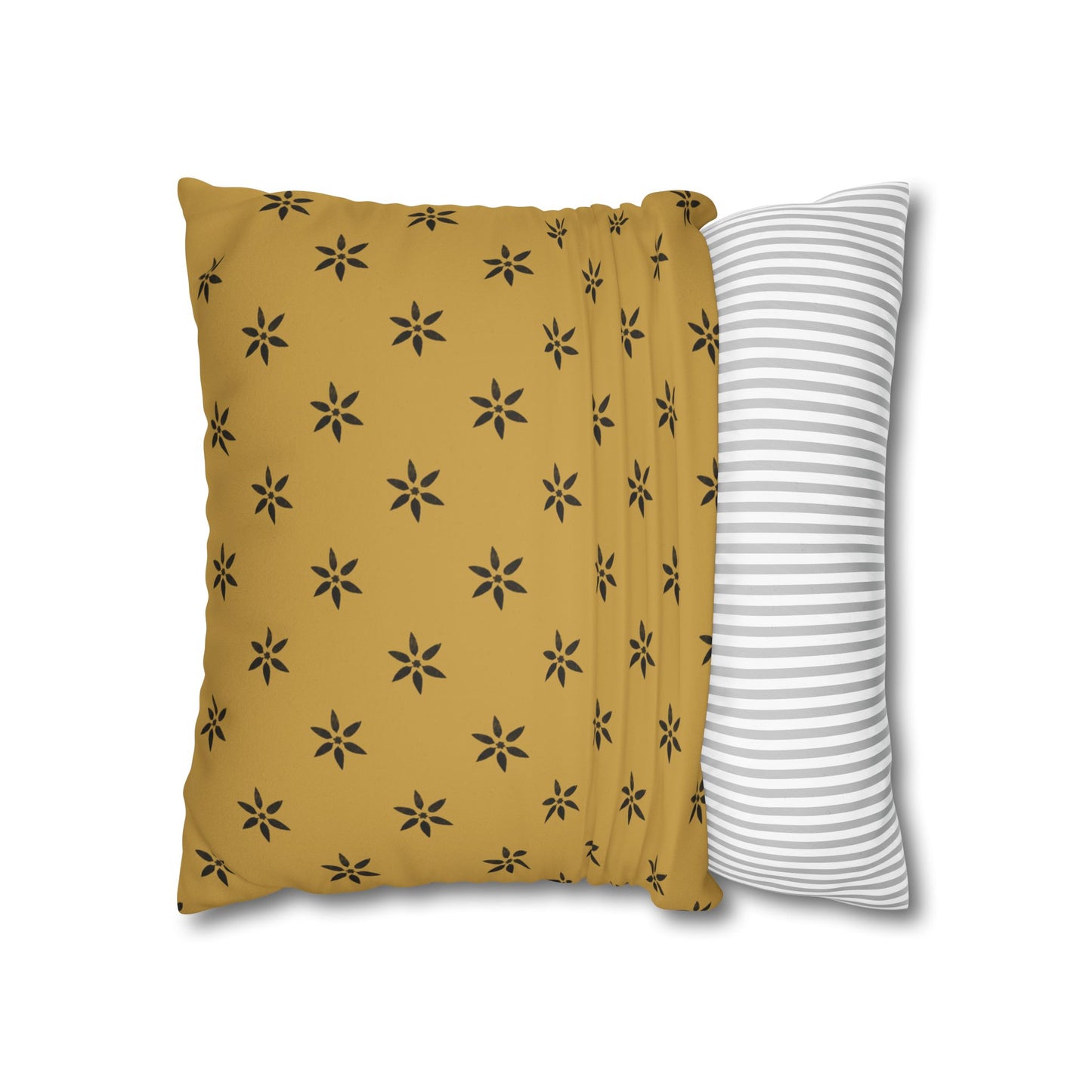Faux Suede Square Pillowcase