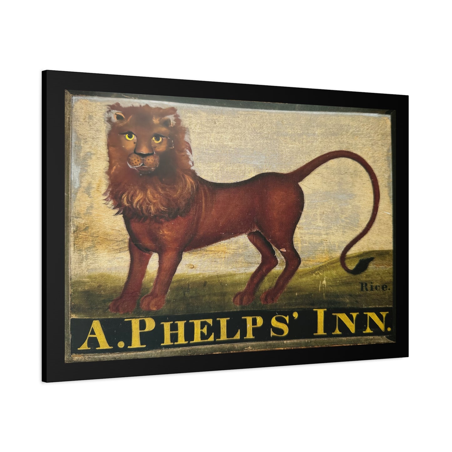 A. Phelps Inn Matte Canvas, Stretched, 1.25"