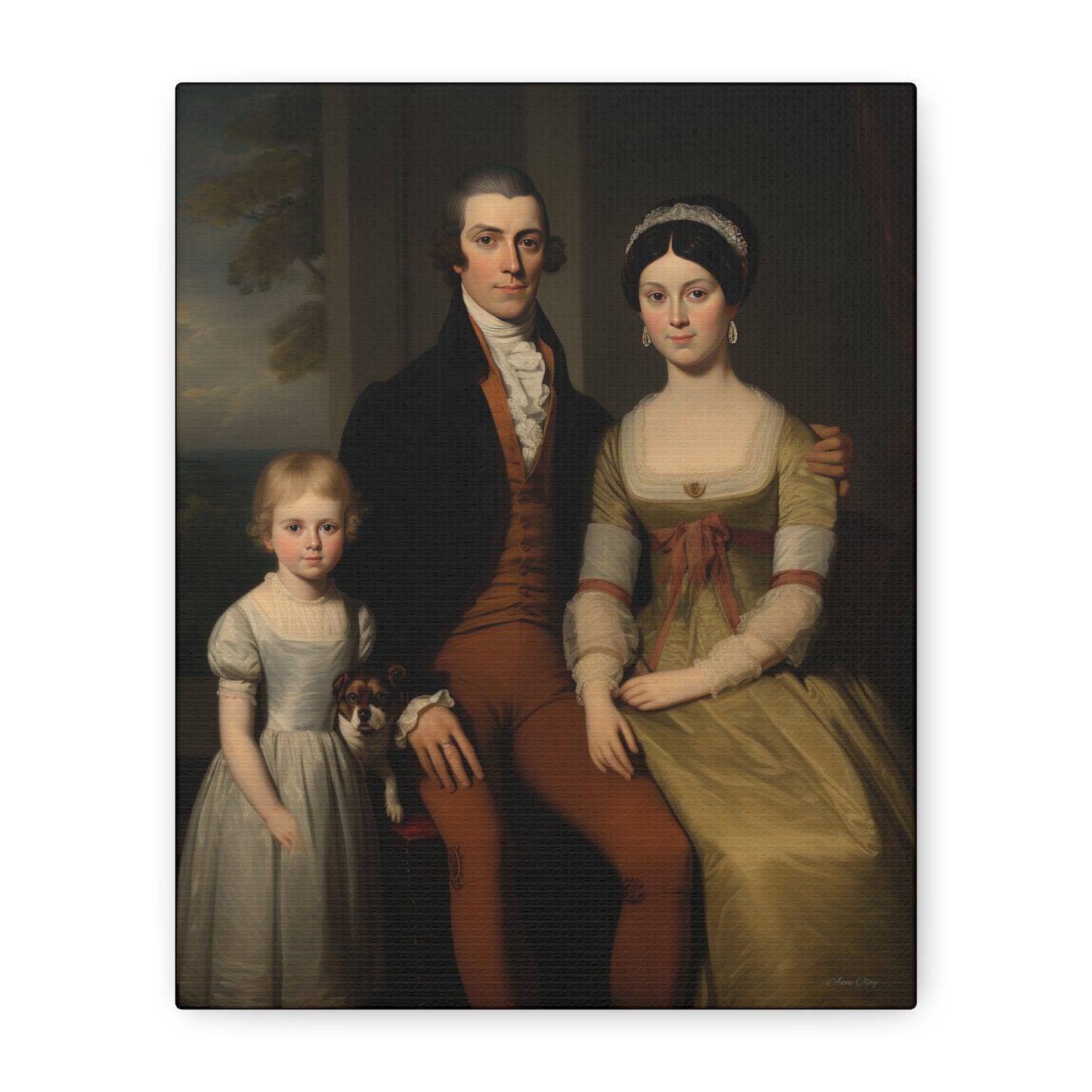 The Field Family Matte Canvas, Stretched, 1.25"