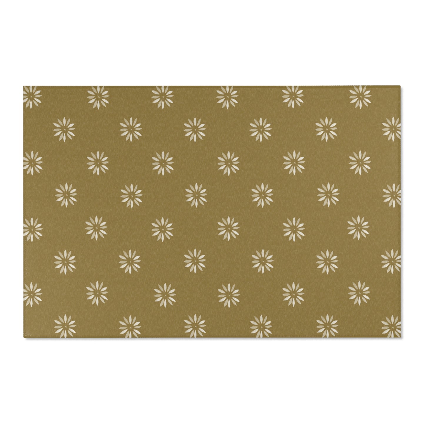 Cream on light greenish/ Gold Area Rugs