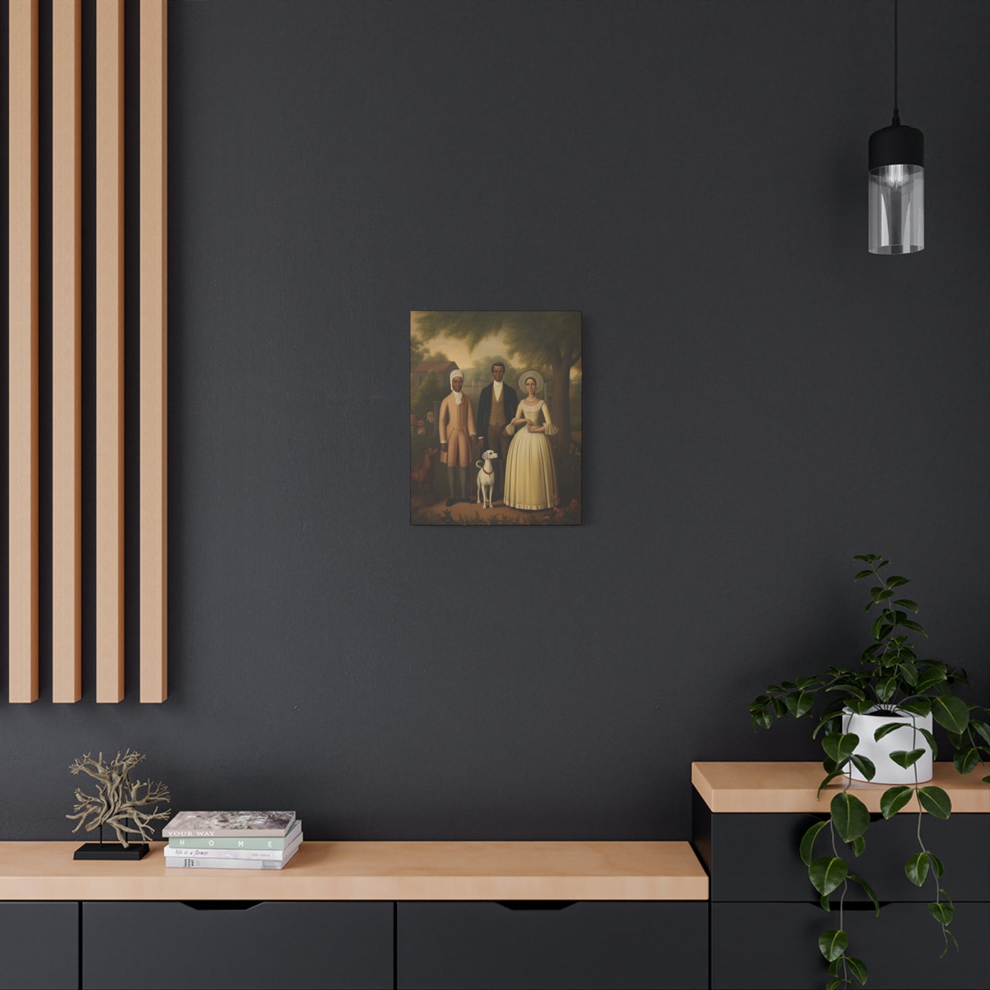 Vintage Portrait Canvas Print - Timeless Family Heritage Art for Home Decor