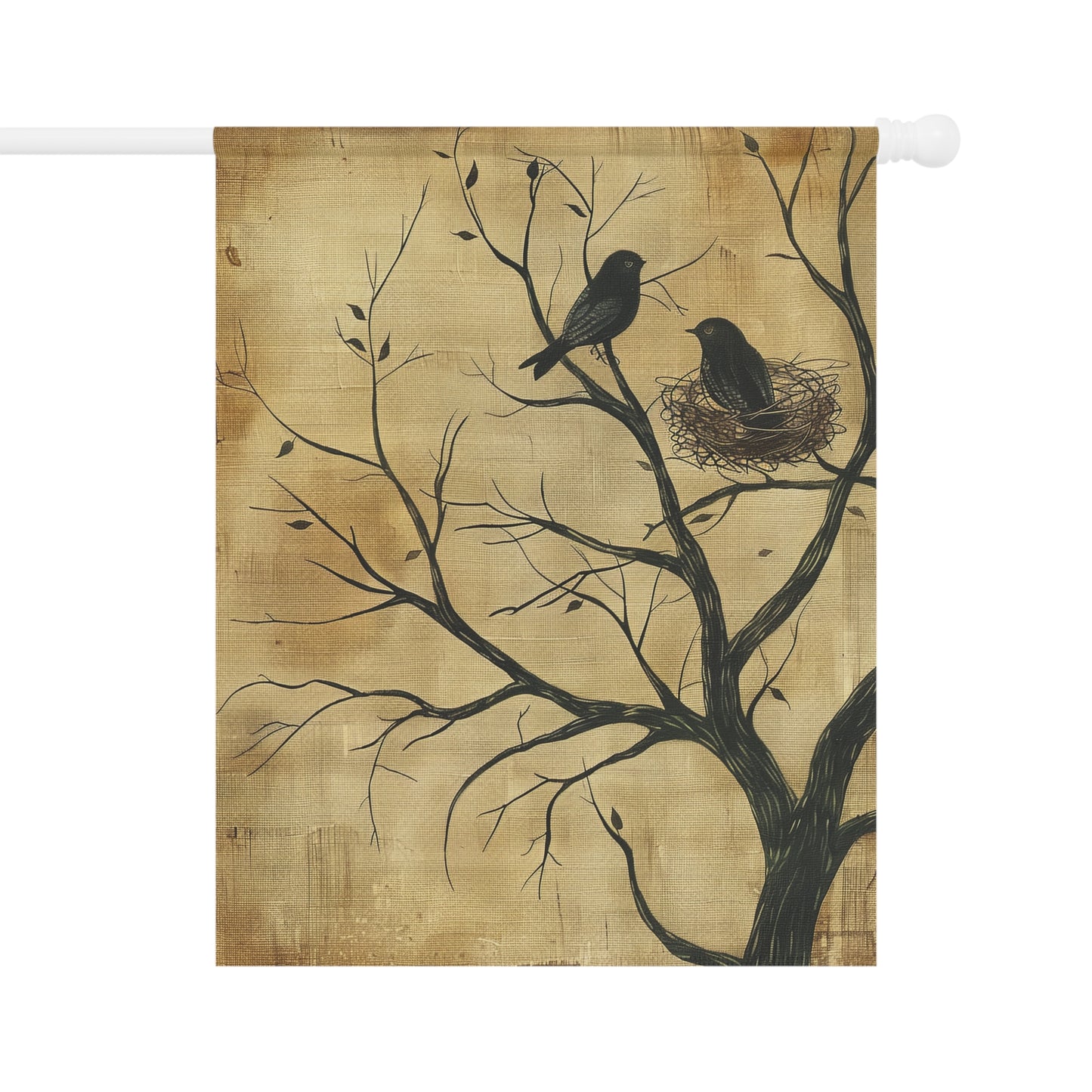 Birds in the Tree Garden & House Banner
