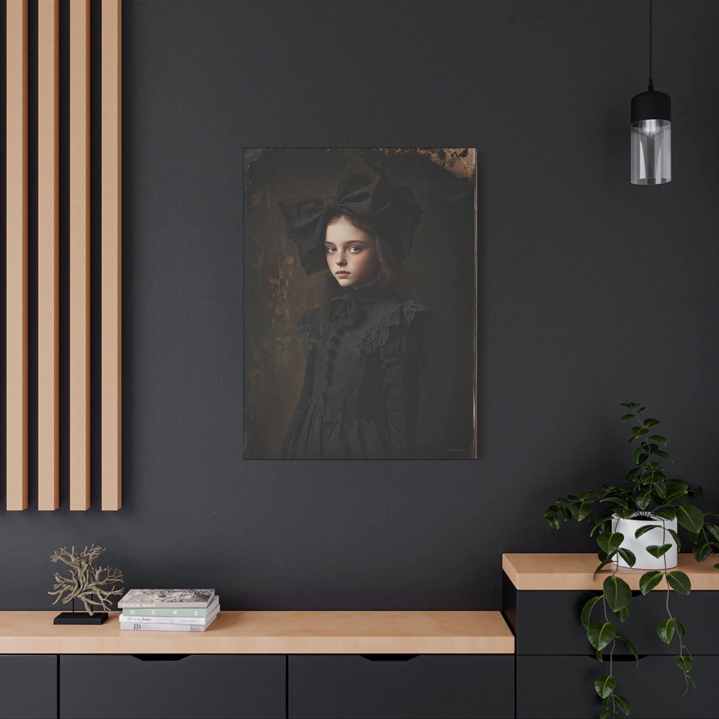 Victorian Gothic Art Canvas Print - Stretched Wall Decor