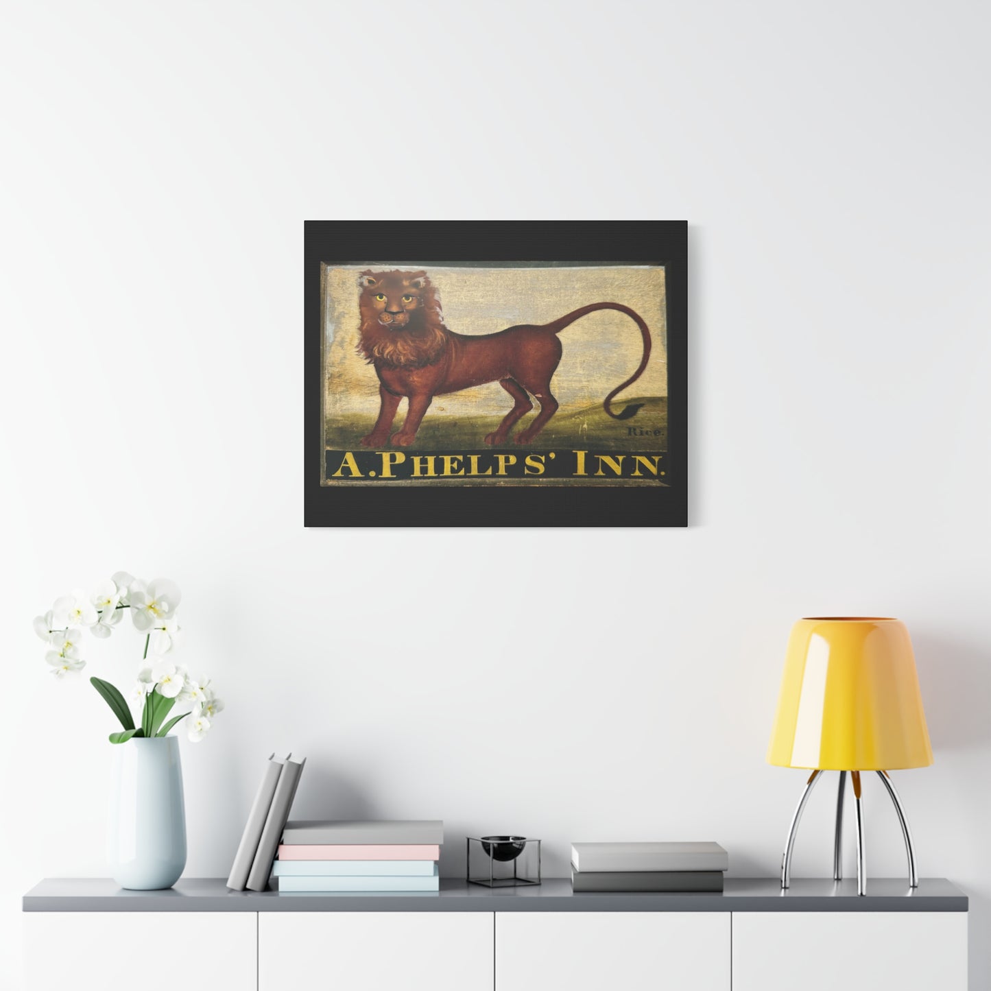 A. Phelps Inn Matte Canvas, Stretched, 1.25"