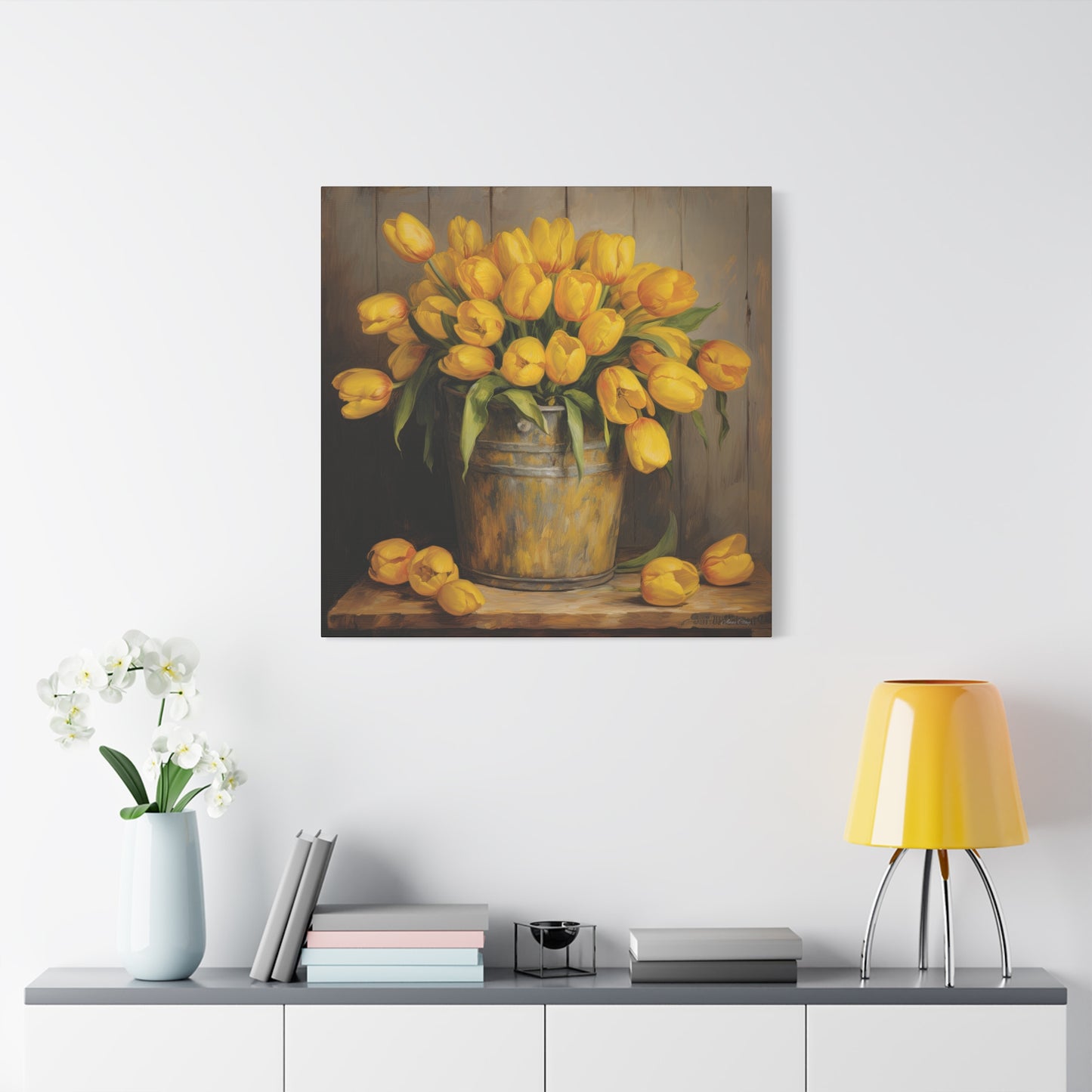 Something Yellow Matte Canvas, Stretched, 1.25"