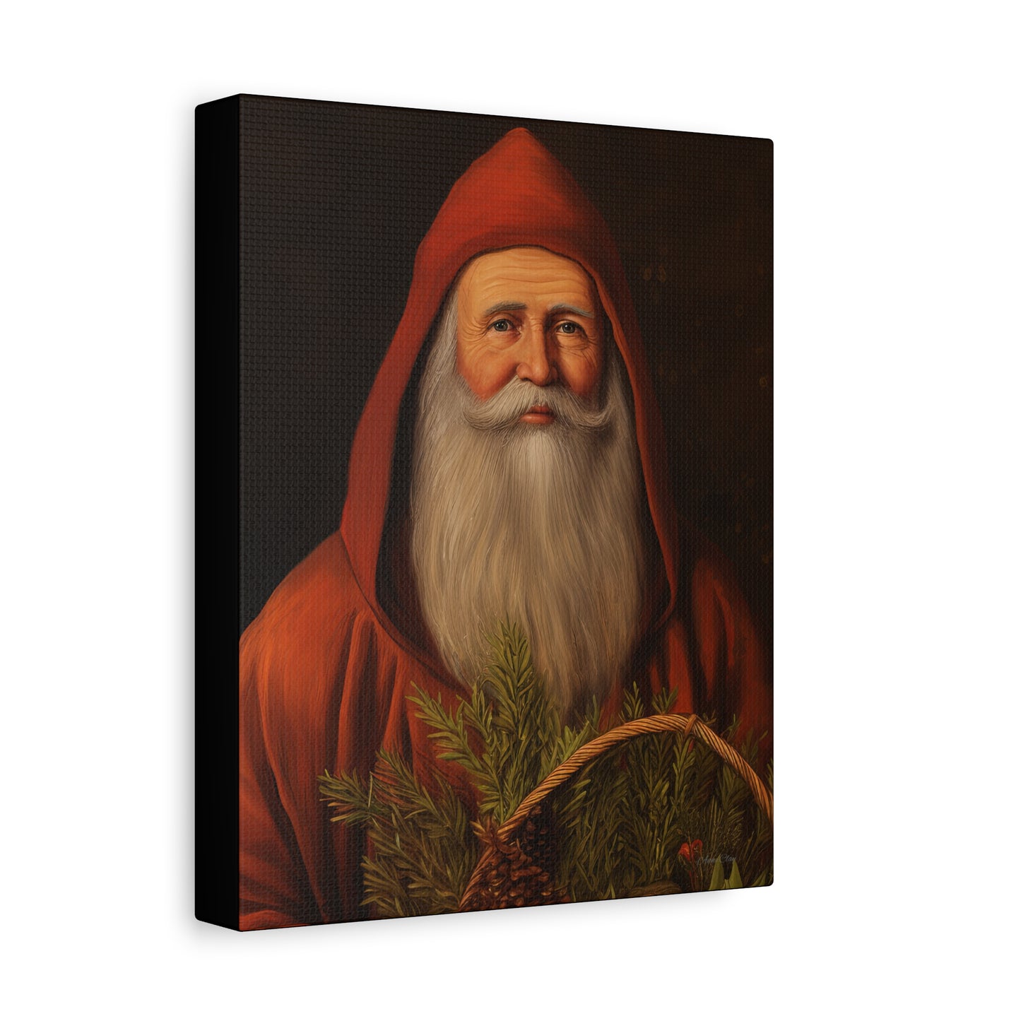 Sweet Red Santa Matte Canvas, Stretched, 1.25"