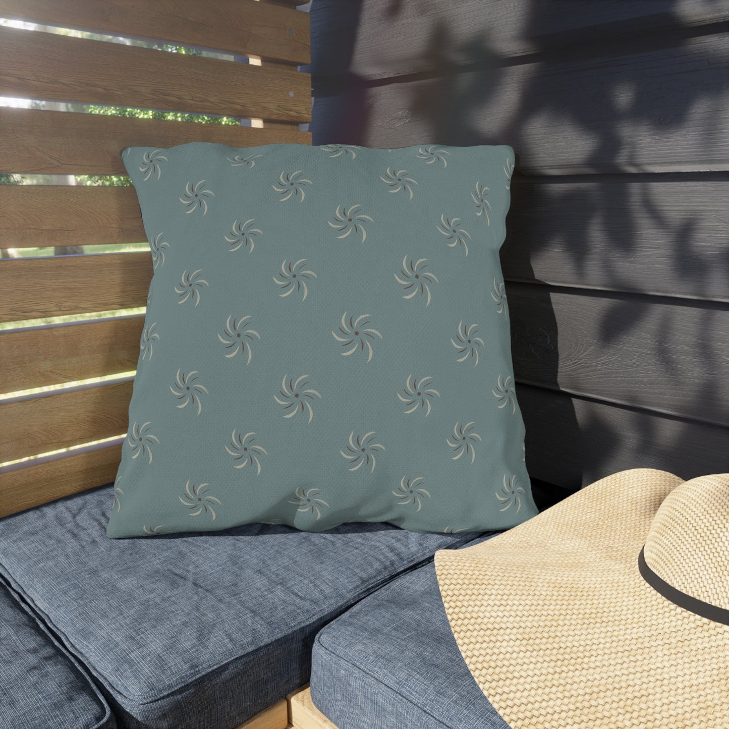 Cozy Outdoor Pillows with Swirl Design - Perfect for Patios and Gardens