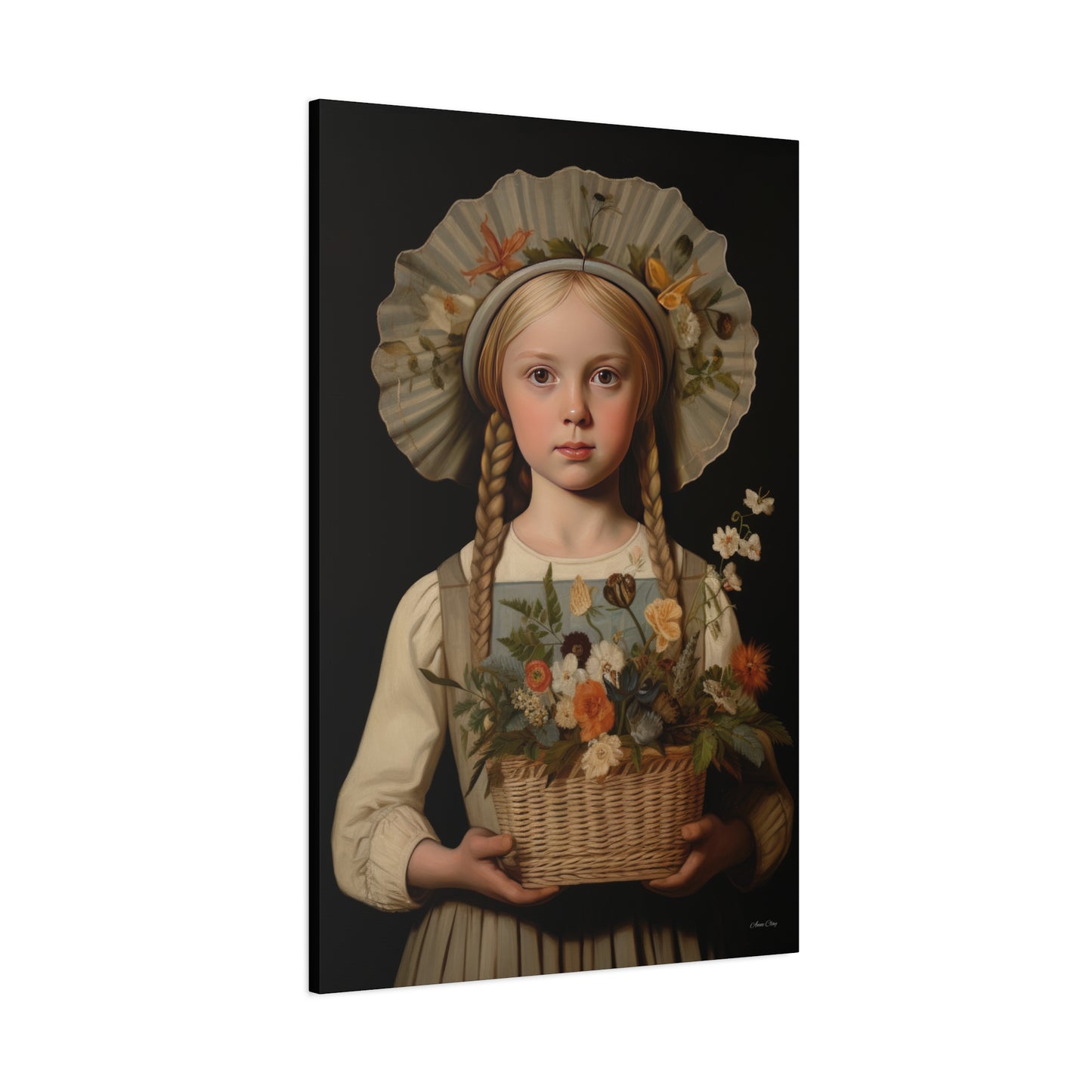 Flower Girl Matte Canvas, Stretched, 1.25"