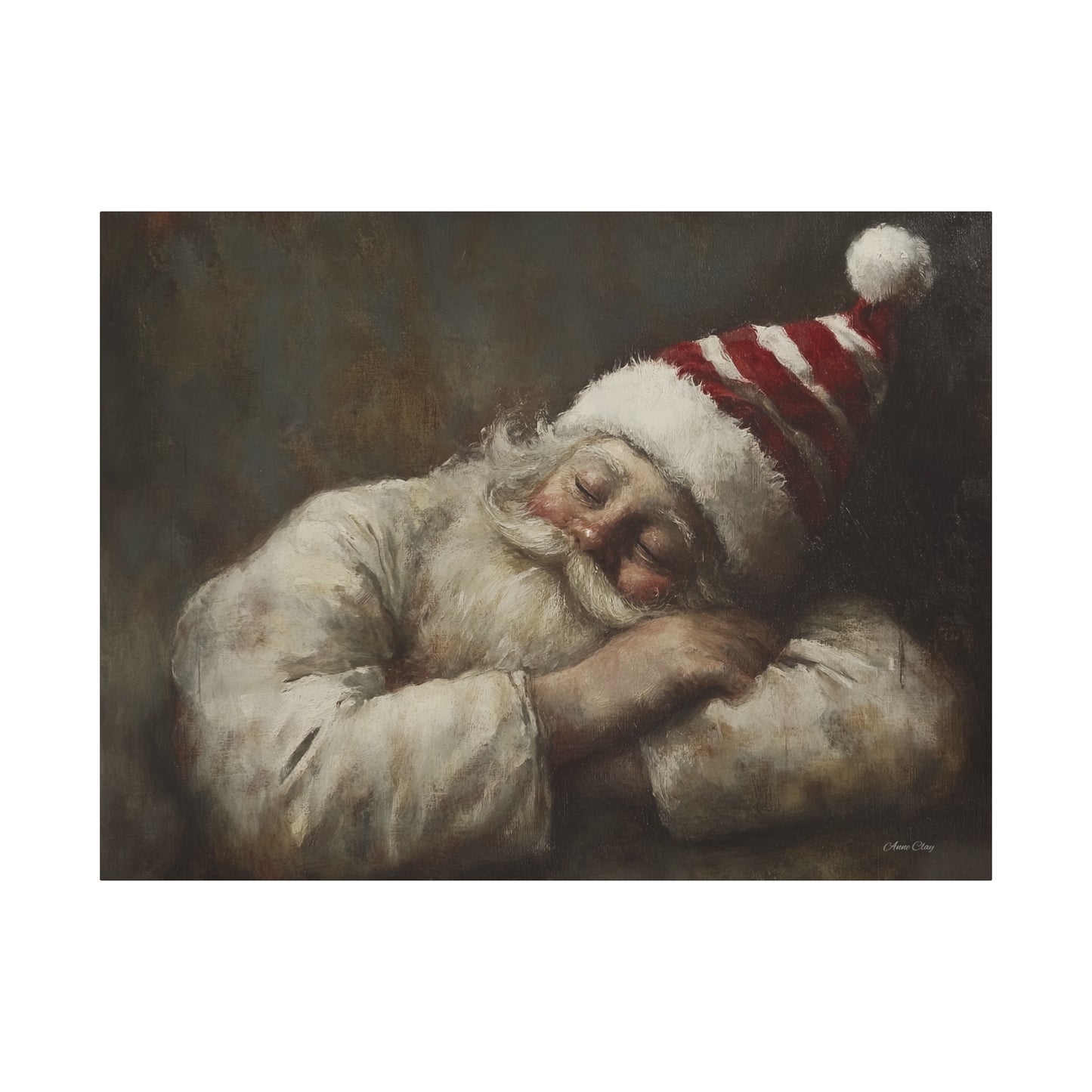 Sweet Dreams Santa Matte Canvas, Stretched, 1.25"