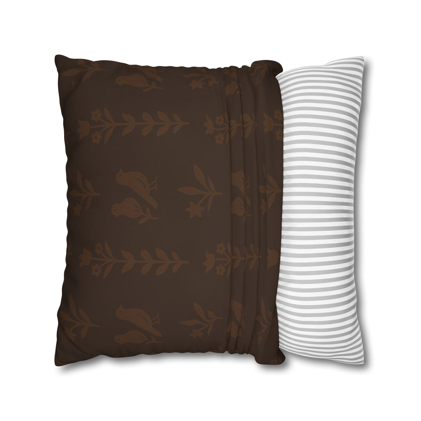 Bohemian Floral Pillowcase, Art Decor Cushion Cover, Cozy Home Accent, Gift for Housewarming, Relaxing Bedroom Decor