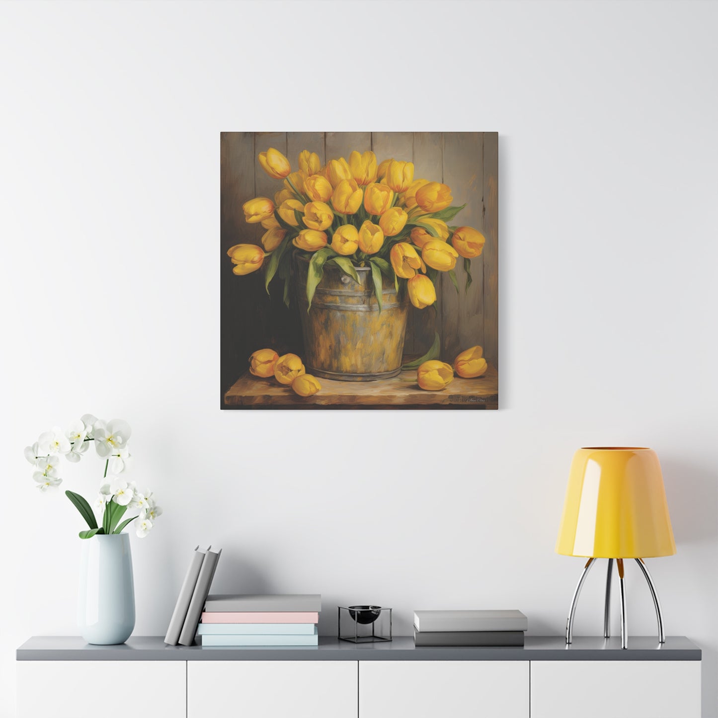 Something Yellow Matte Canvas, Stretched, 1.25"