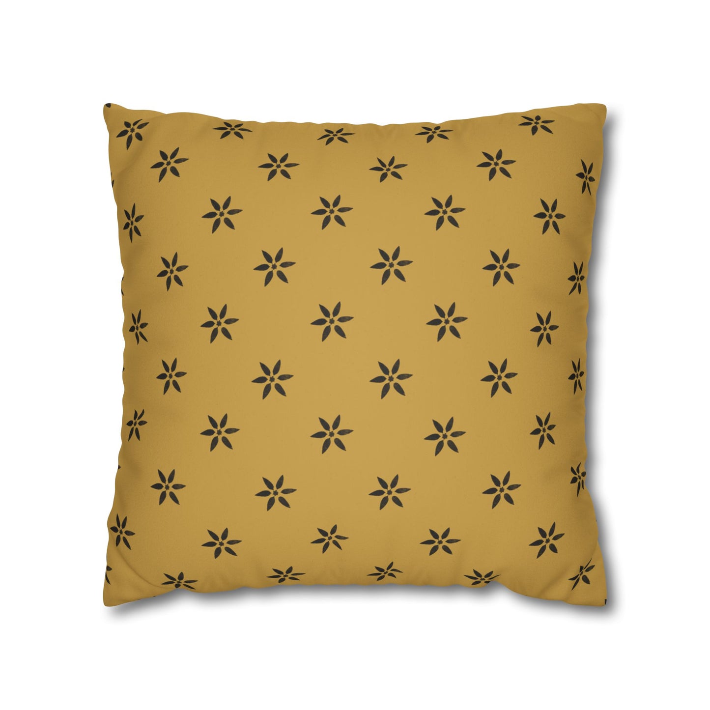 Faux Suede Square Pillowcase