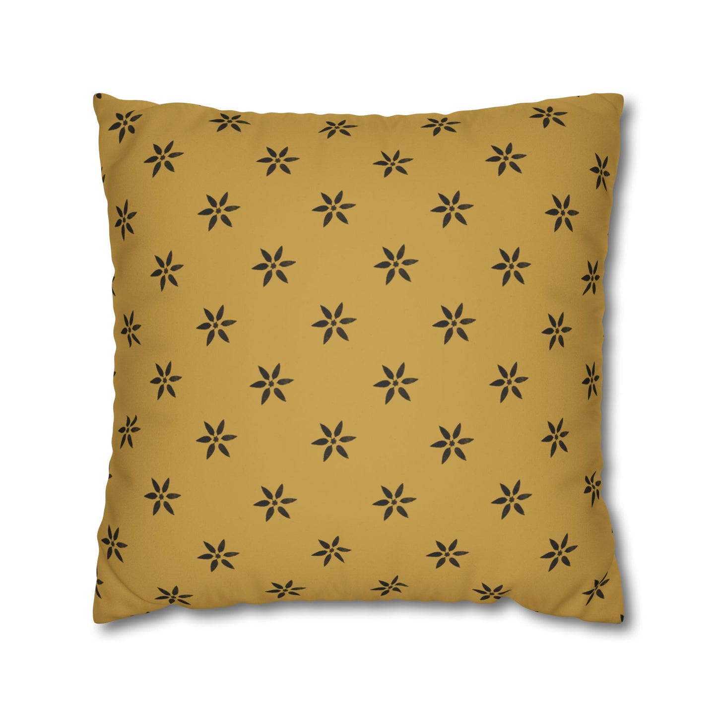 Faux Suede Square Pillowcase