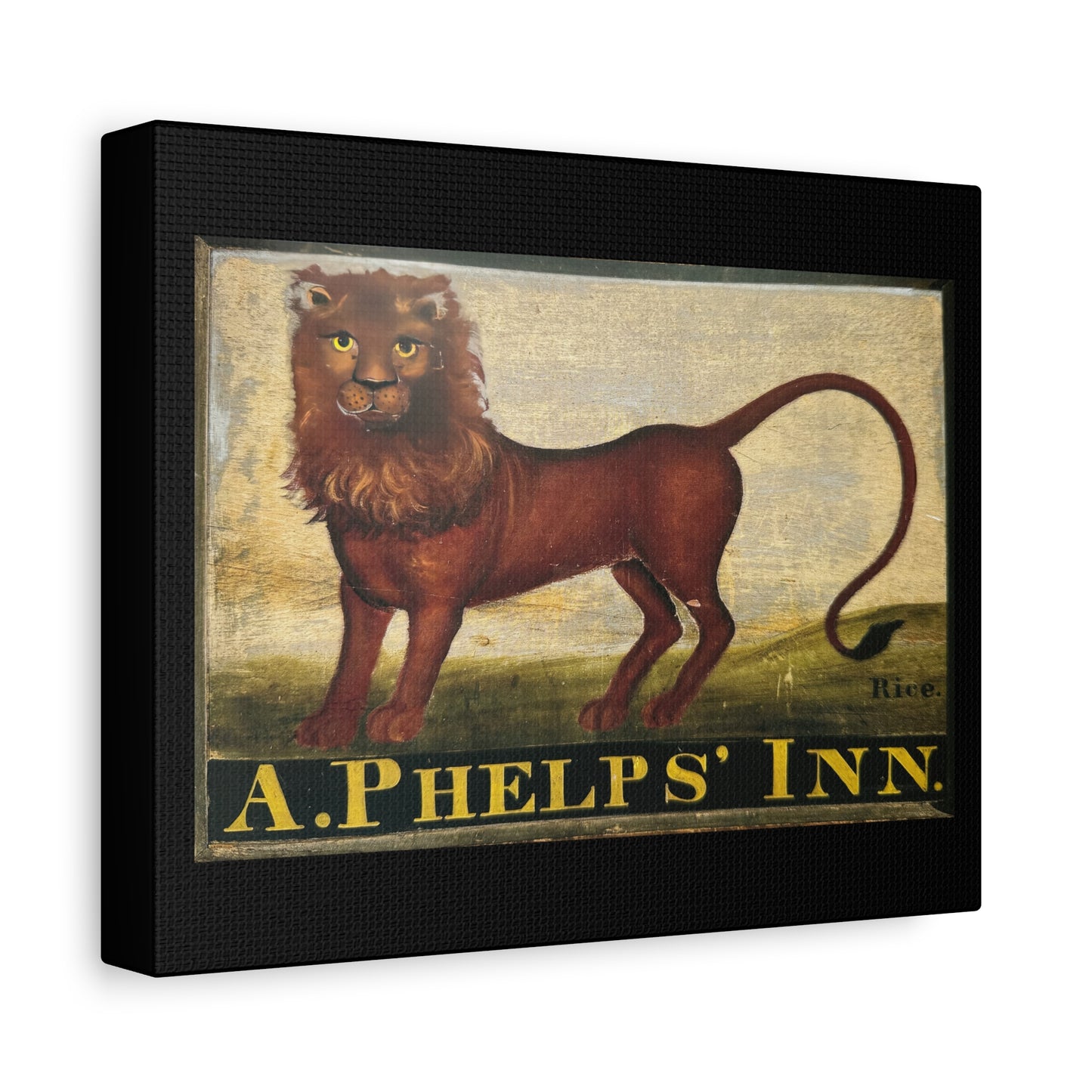 A. Phelps Inn Matte Canvas, Stretched, 1.25"