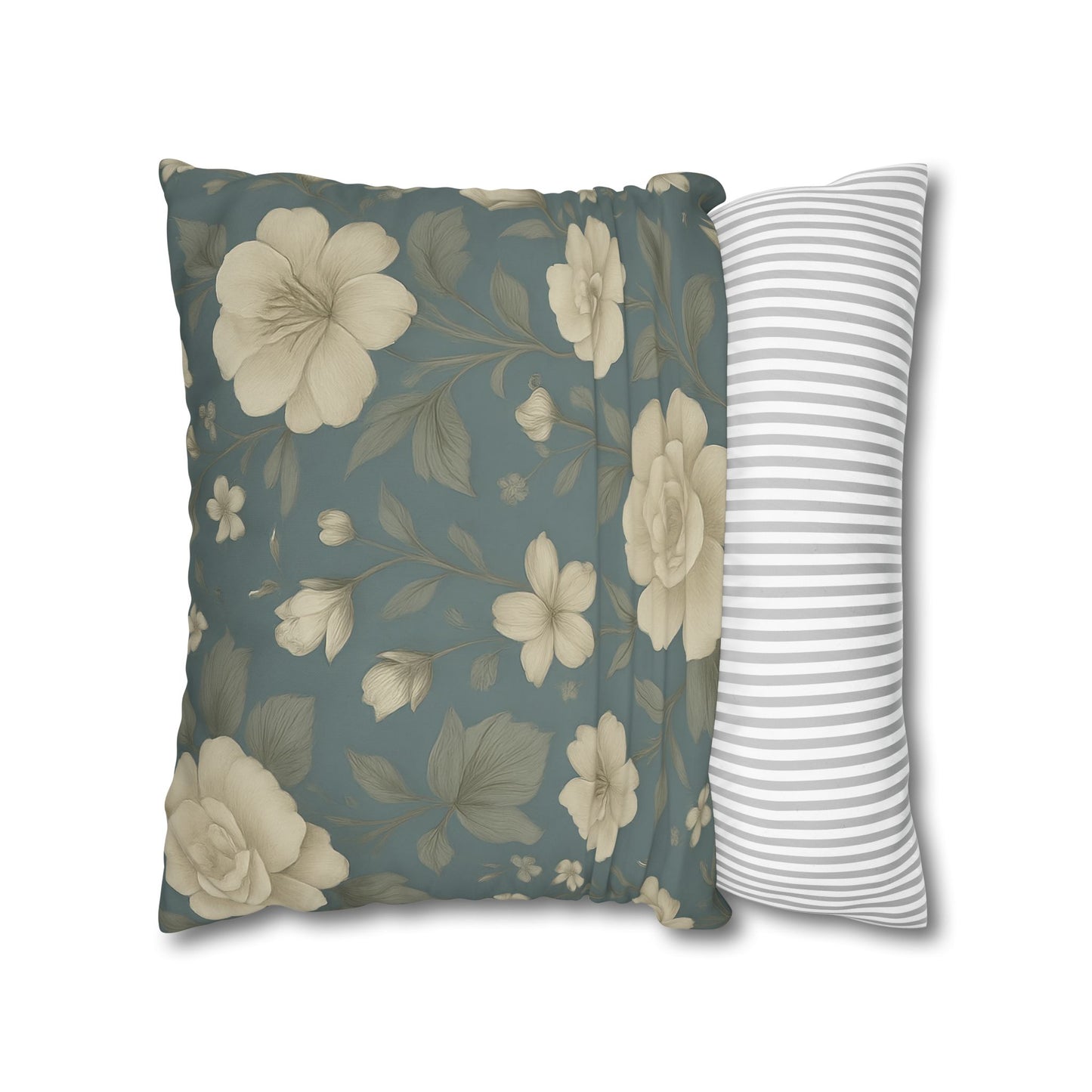 Floral Throw Pillow, Cozy Home Décor, Gift for Her, Vintage Cushion, Living Room Accent, Wedding Decor, Boho Pillows