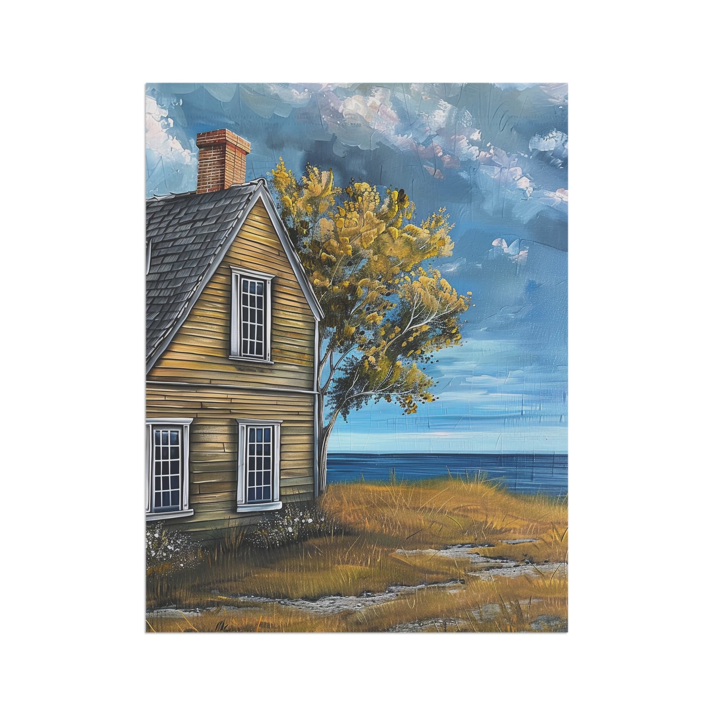 Salt Box by the Sea Garden & House Banner