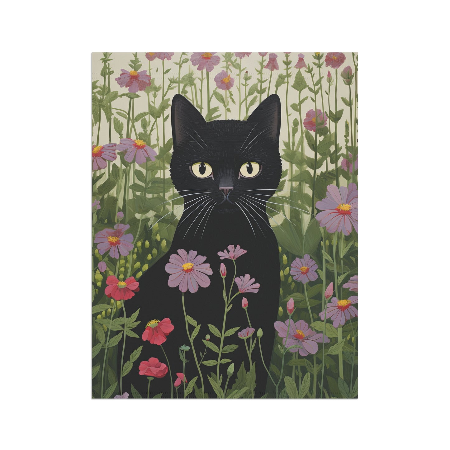 Black Garden Kitty Garden & House Banner