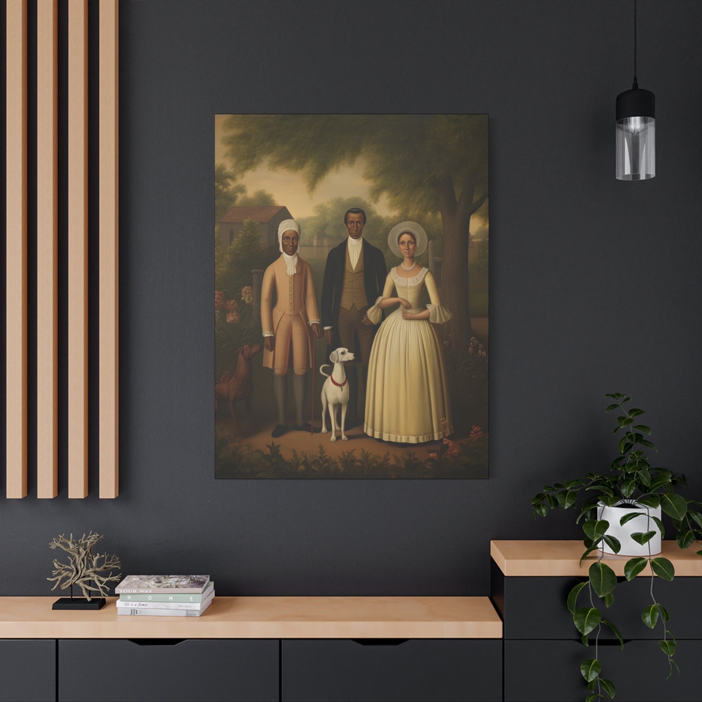 Vintage Portrait Canvas Print - Timeless Family Heritage Art for Home Decor