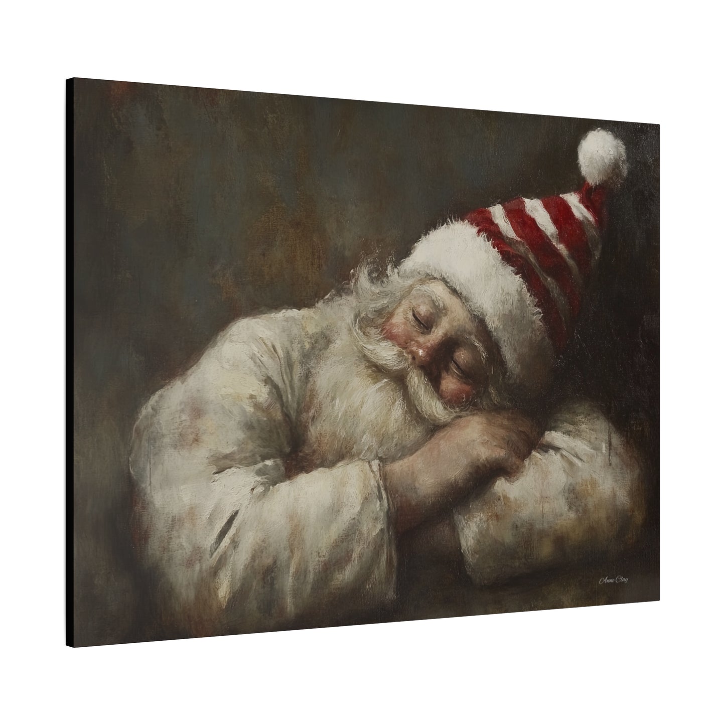 Sweet Dreams Santa Matte Canvas, Stretched, 1.25"