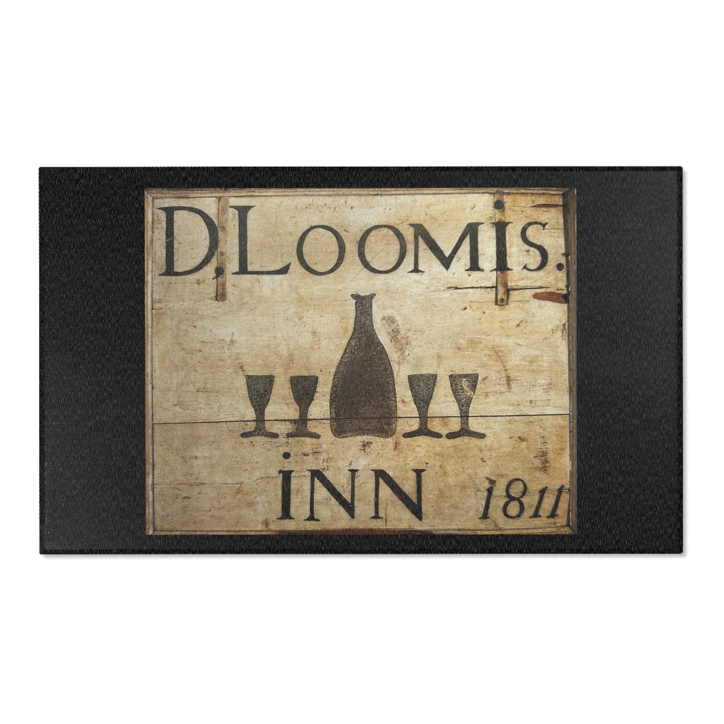 Vintage Inn Area Rug - Rustic Home Decor for Cozy Living Spaces