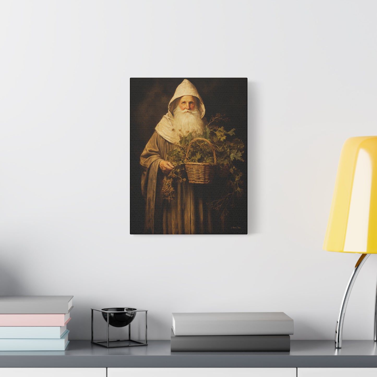 Gentle Santa Matte Canvas, Stretched, 1.25"