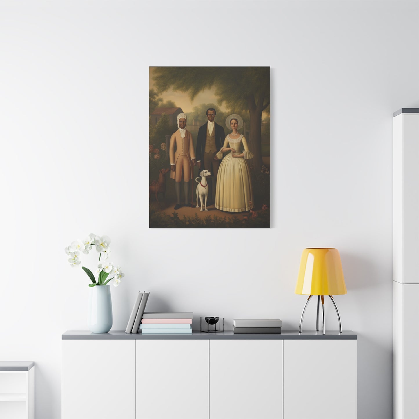 Vintage Portrait Canvas Print - Timeless Family Heritage Art for Home Decor