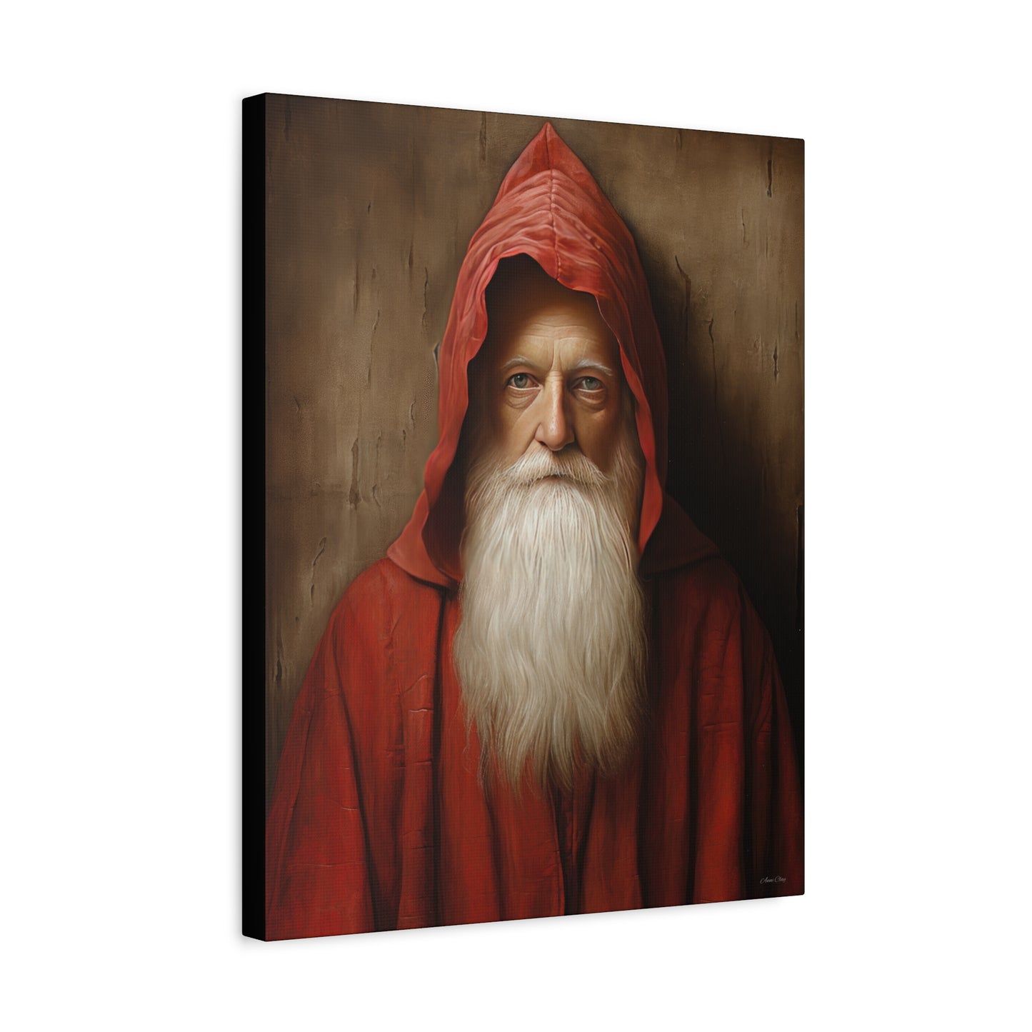 Mysterious Santa Matte Canvas, Stretched, 1.25"