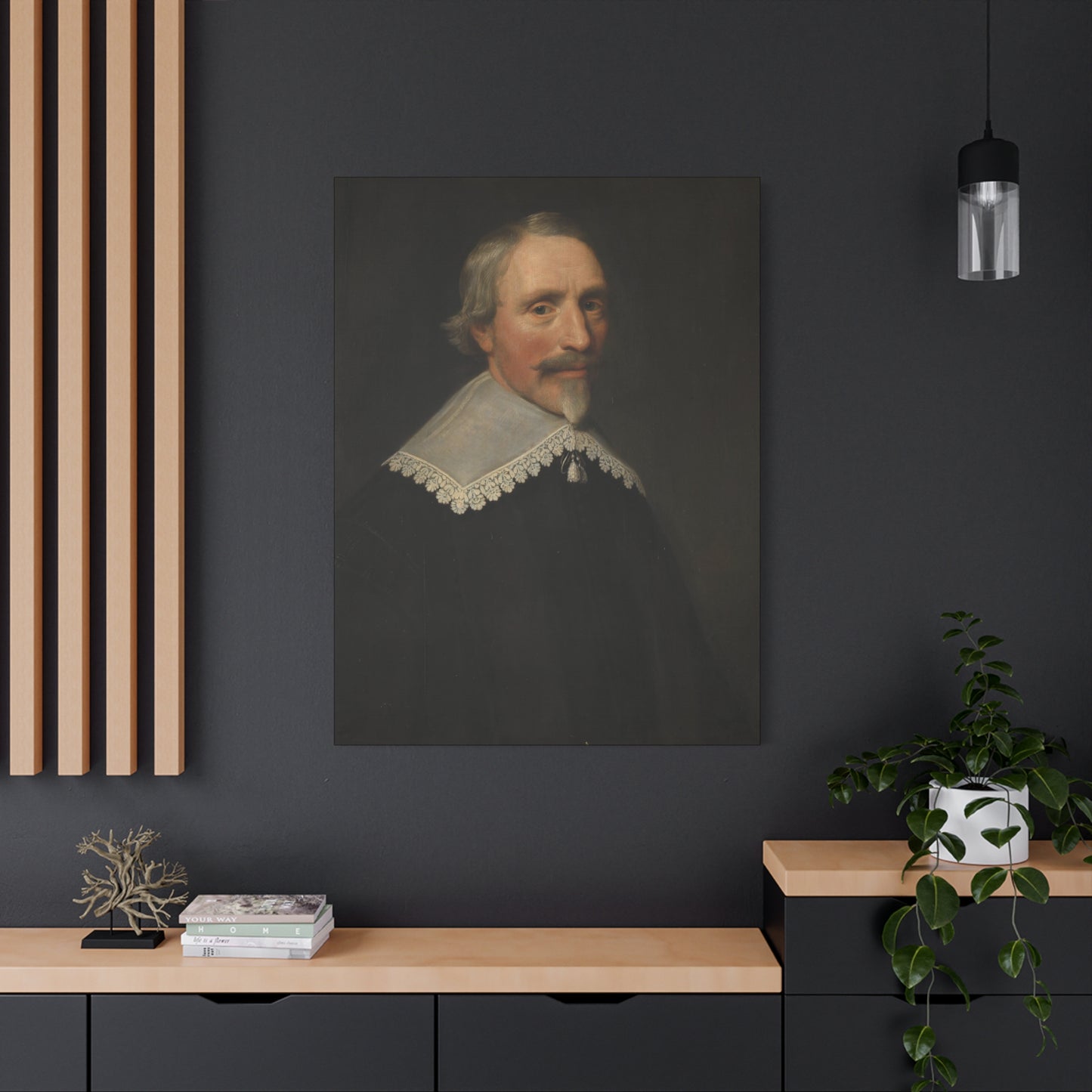 Classic Portrait Matte Canvas Wall Art – Timeless Home Décor