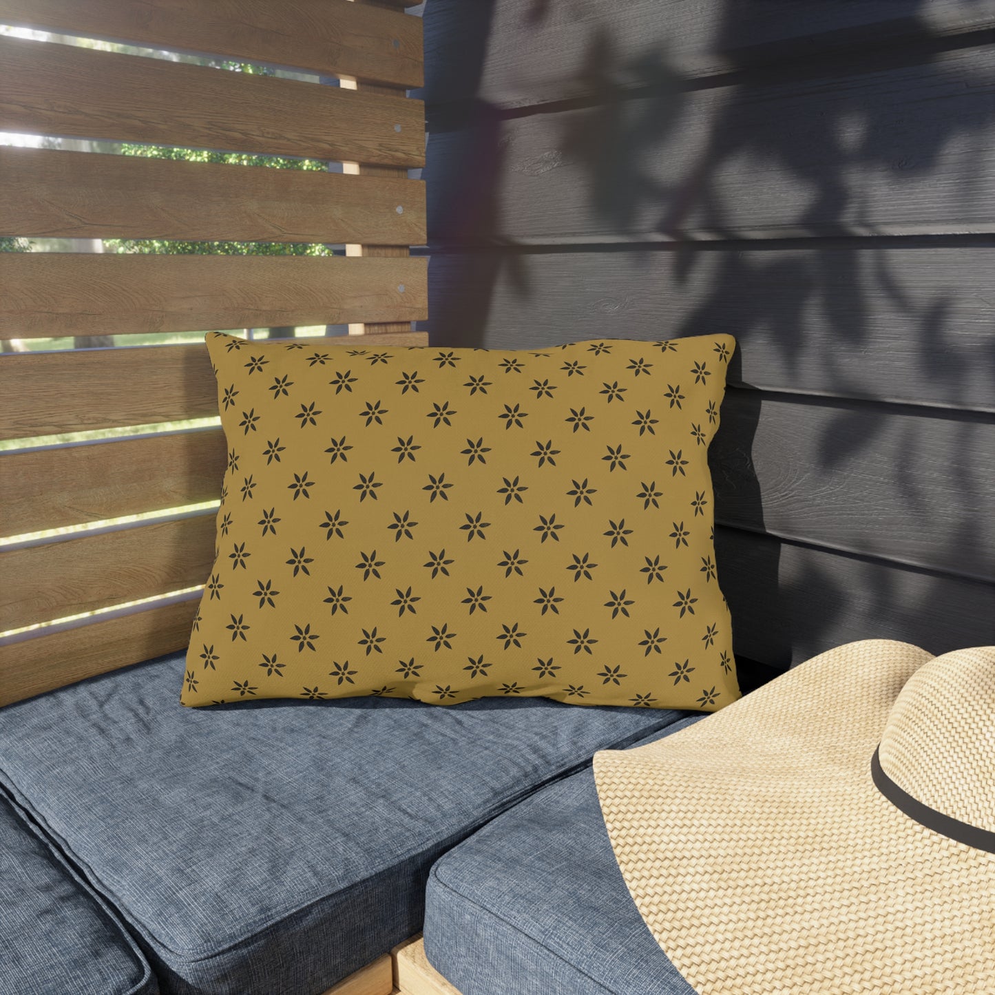 Boho Outdoor Pillows - Vintage Floral Pattern for Porch & Patio Decor