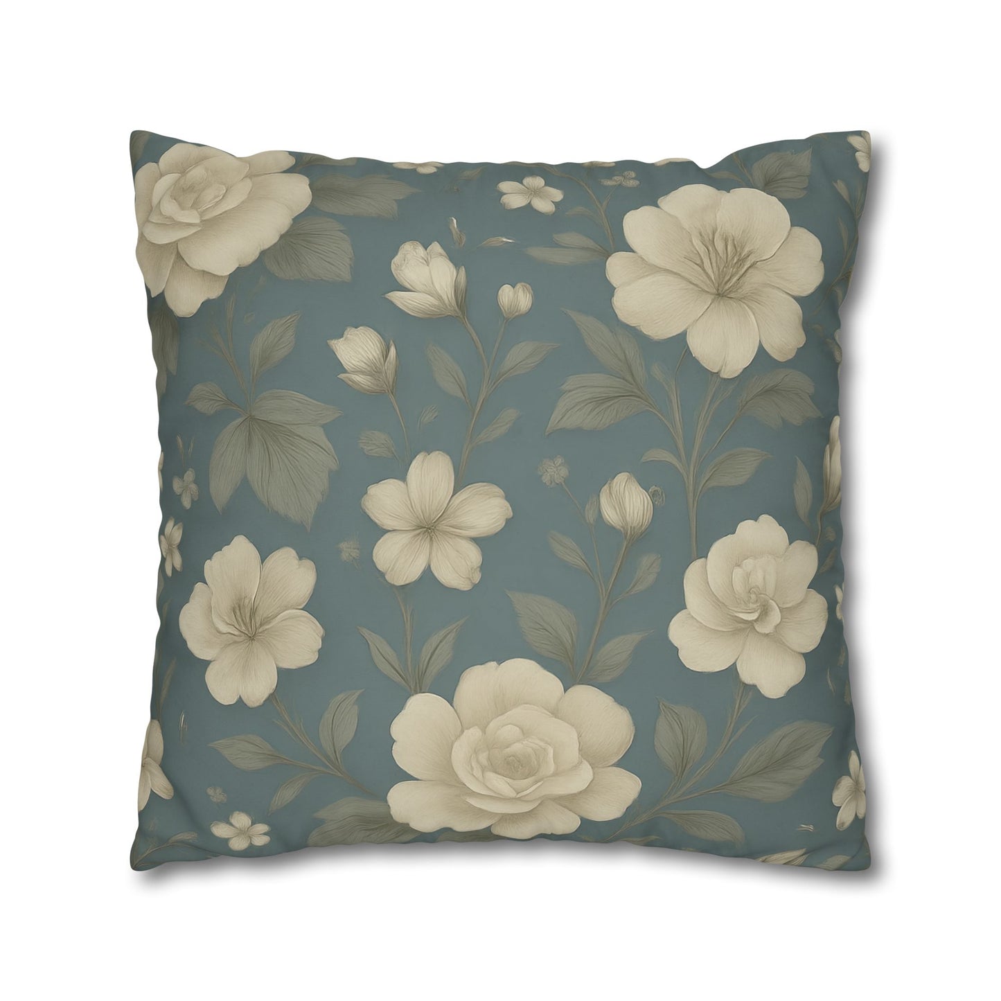 Floral Throw Pillow, Cozy Home Décor, Gift for Her, Vintage Cushion, Living Room Accent, Wedding Decor, Boho Pillows