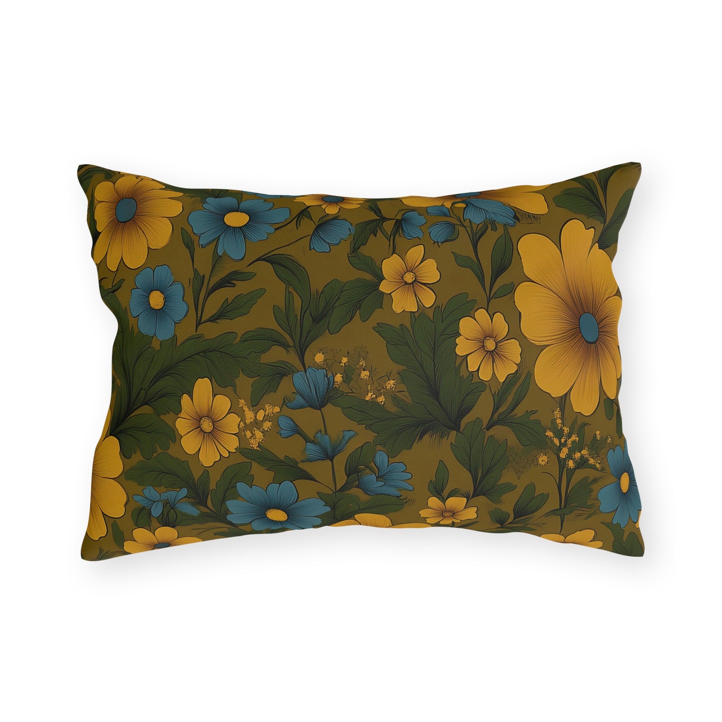 Bohemian Floral Outdoor Pillows, Vibrant Garden Decor, Patio Accessories, Spring/Summer Vibes, Outdoor Seating Style
