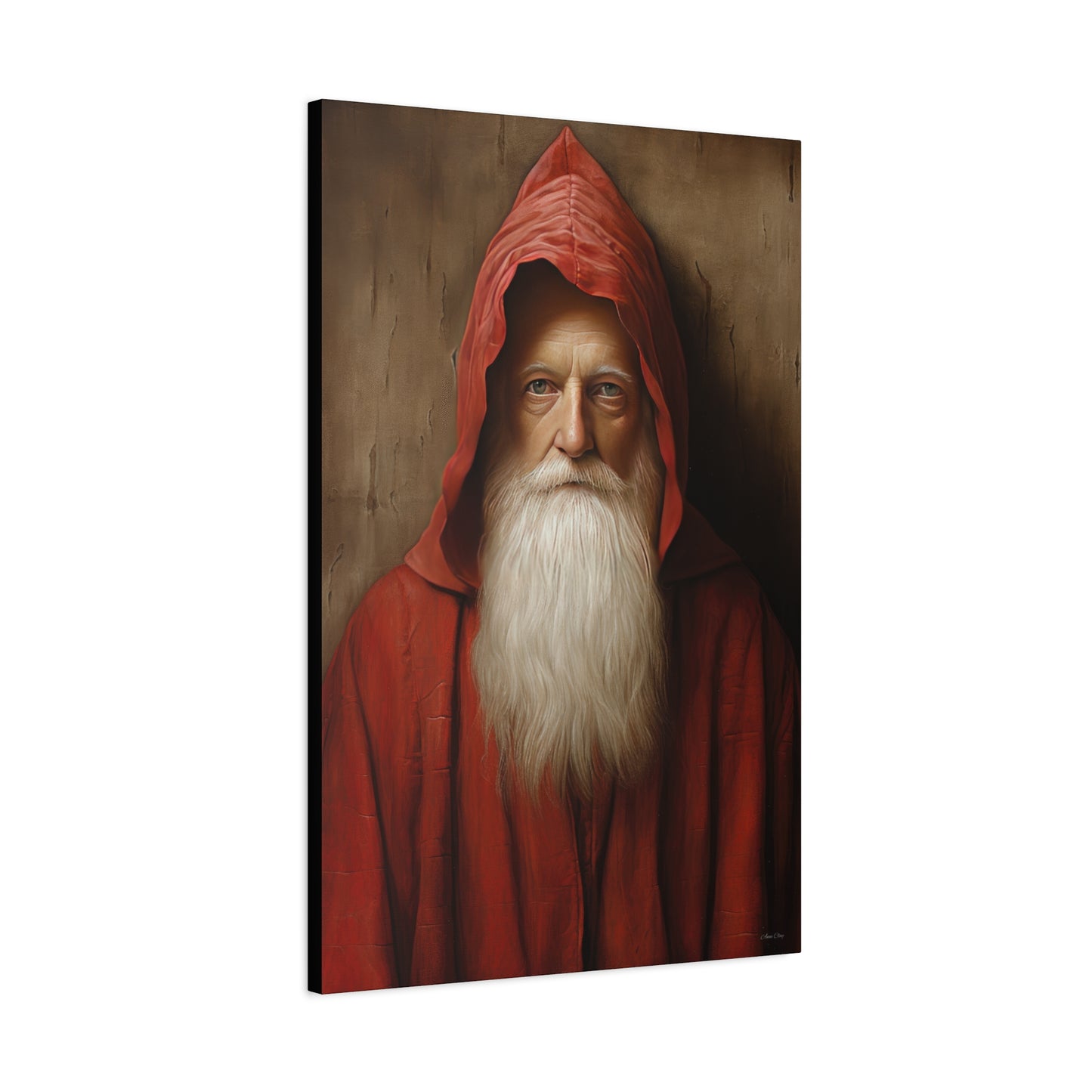 Mysterious Santa Matte Canvas, Stretched, 1.25"