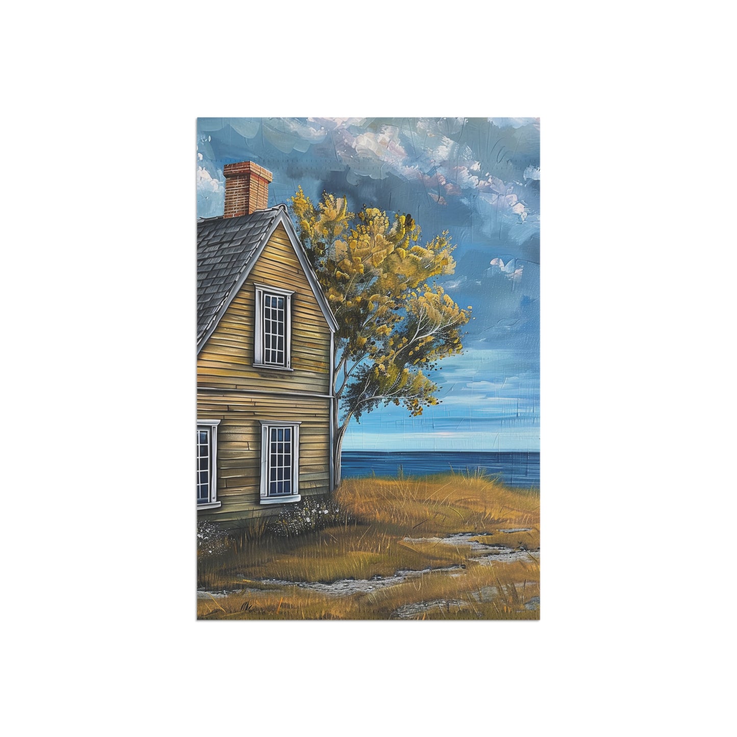 Salt Box by the Sea Garden & House Banner