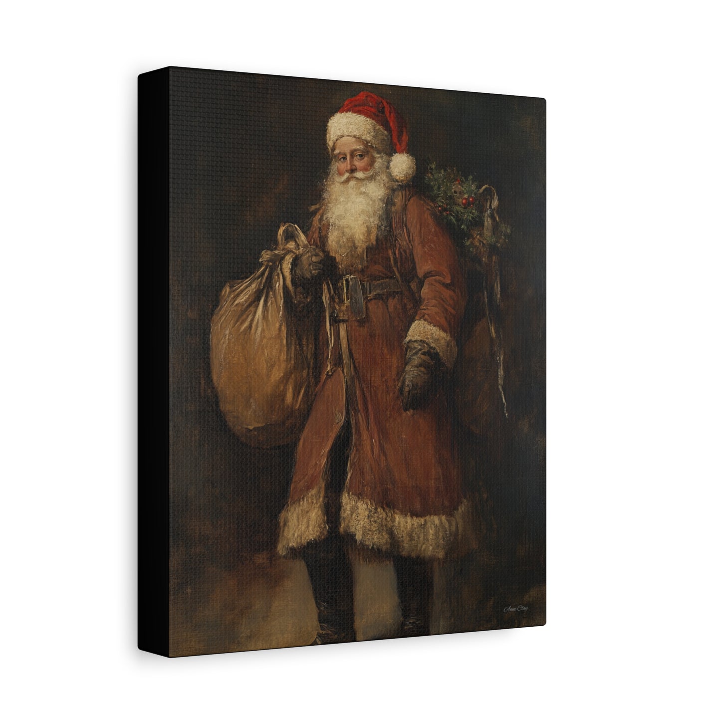 Santa's Journey Matte Canvas, Stretched, 1.25"
