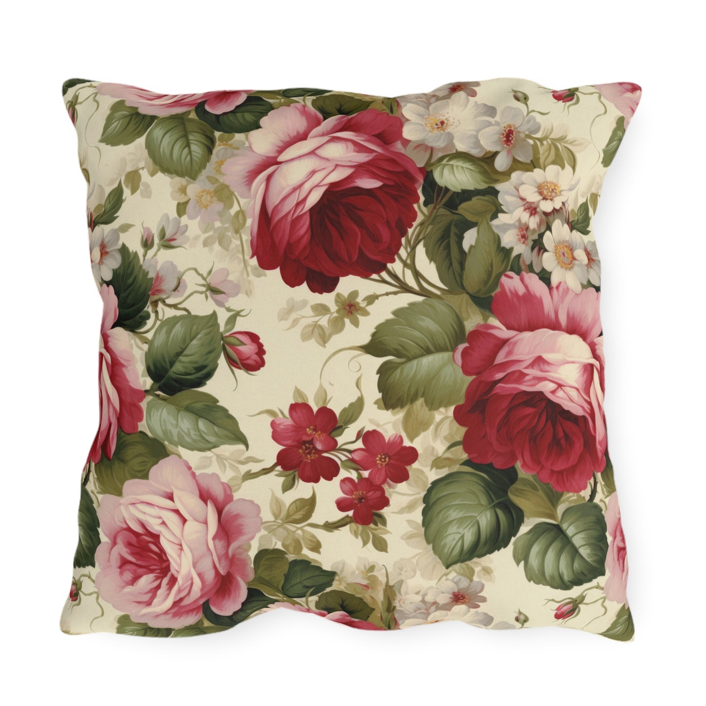 Classic Roses Outdoor Pillows