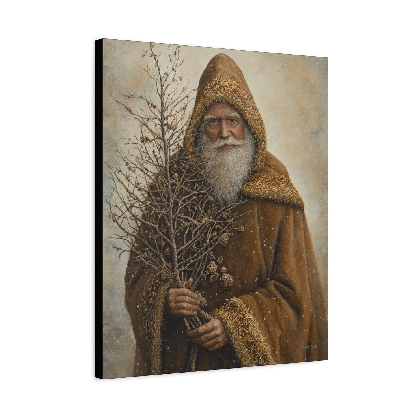 Natural Santa Matte Canvas, Stretched, 1.25"