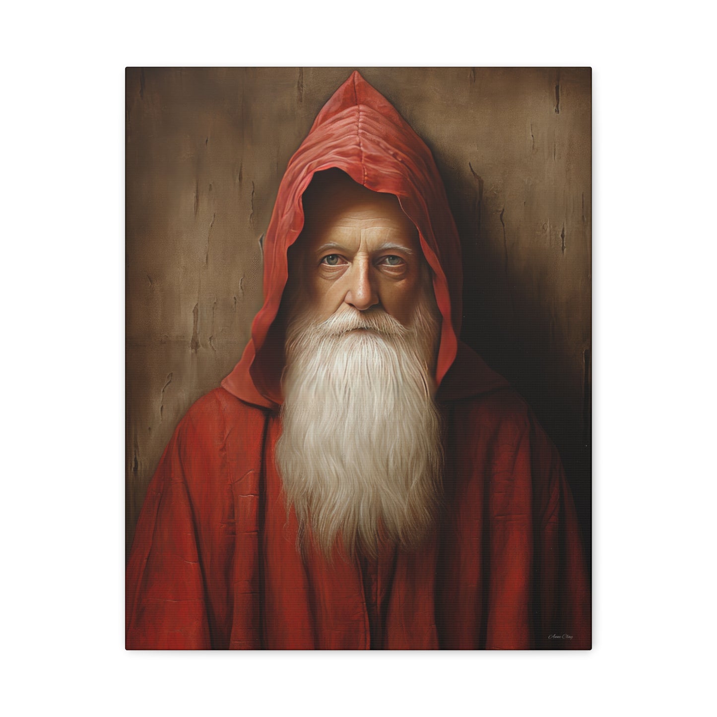 Mysterious Santa Matte Canvas, Stretched, 1.25"