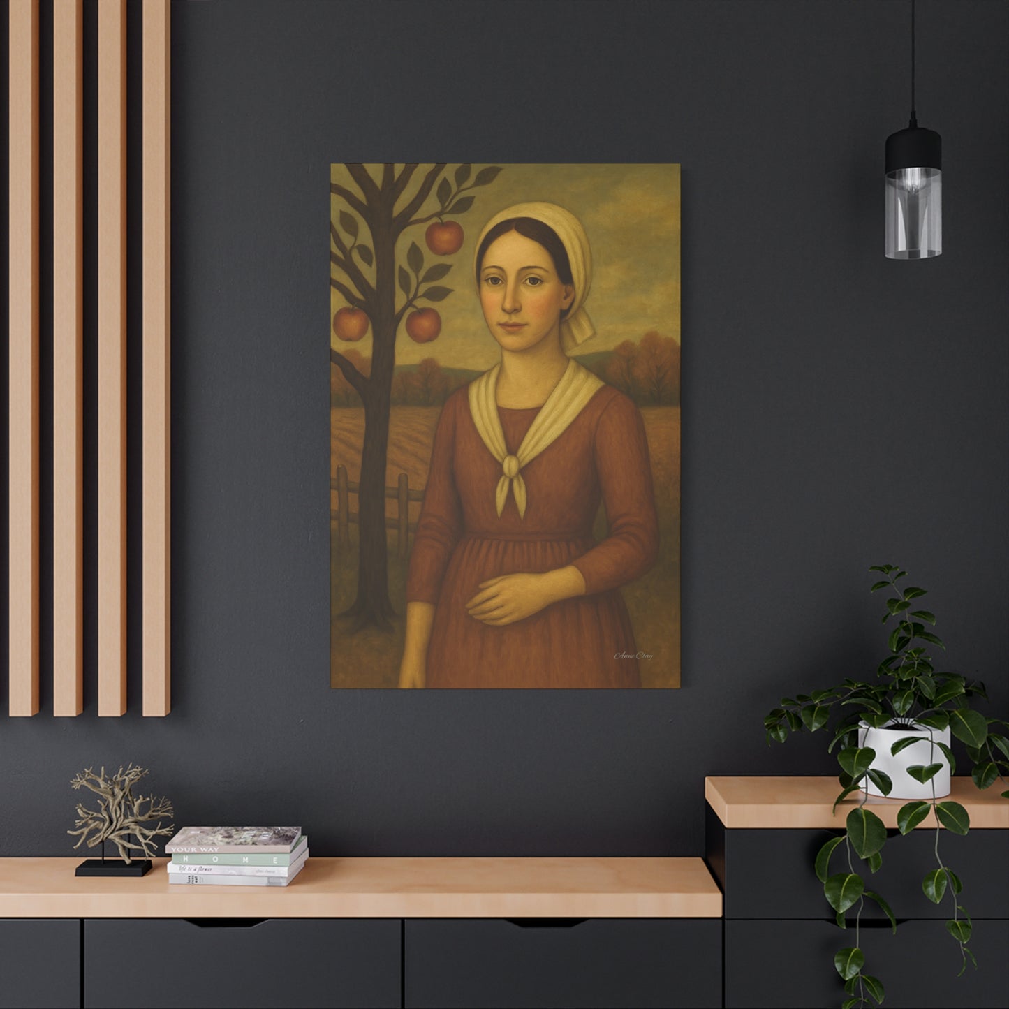 Rustic Art Canvas Print, Vintage Decor, Farmhouse Wall Art, Nature-Inspired Artwork, Home Decor Gift