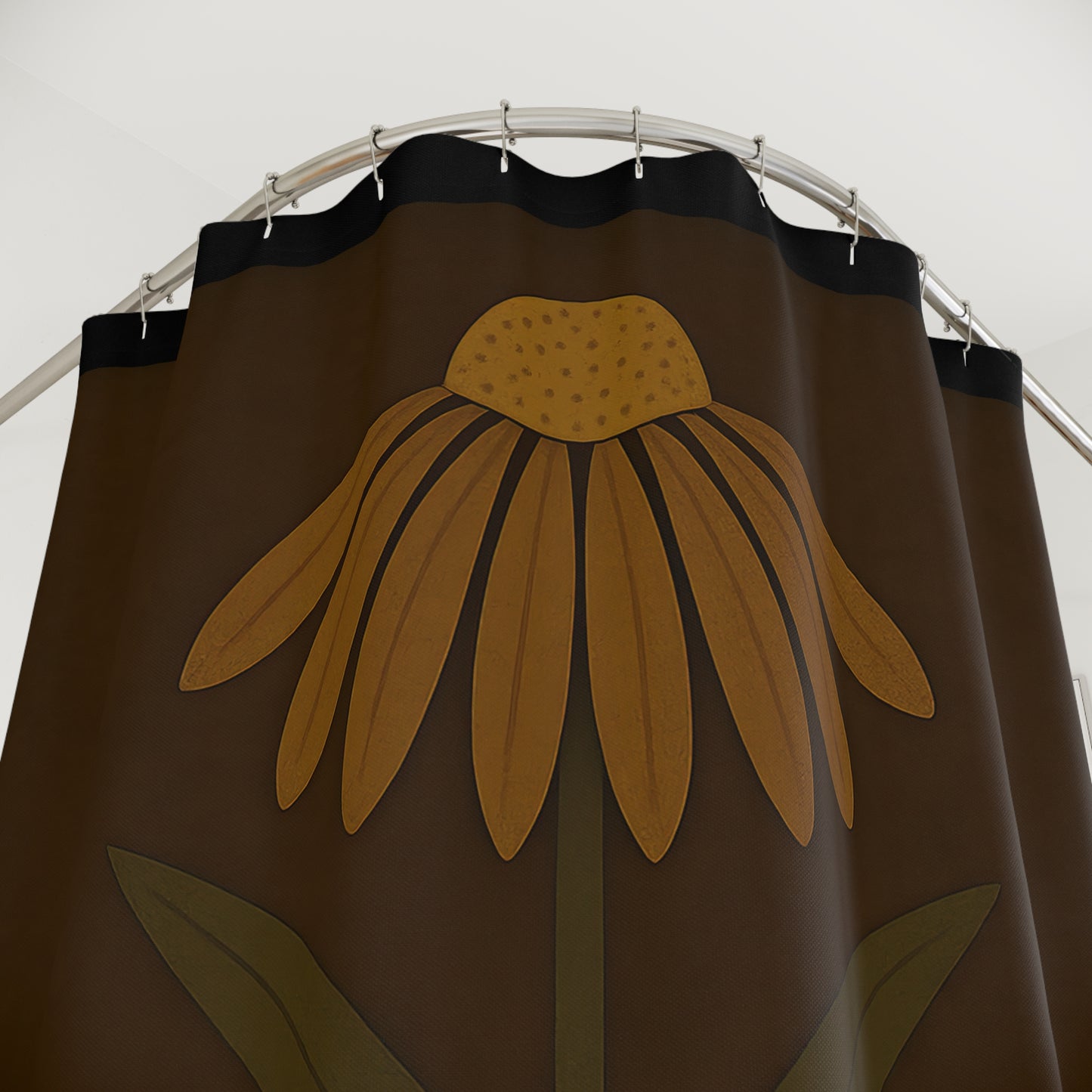 Coneflower Shower Curtain - Floral Home Decor, Bathroom Upgrade, Nature-Inspired Gift, Modern Art, Boho Style