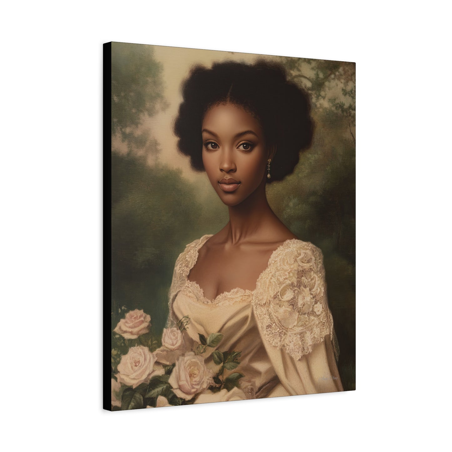 Elegant Floral Canvas Art, Stunning Wall Decor, Home Decor, Bedroom Art, Gift for Her, Wedding Gift, Floral Print