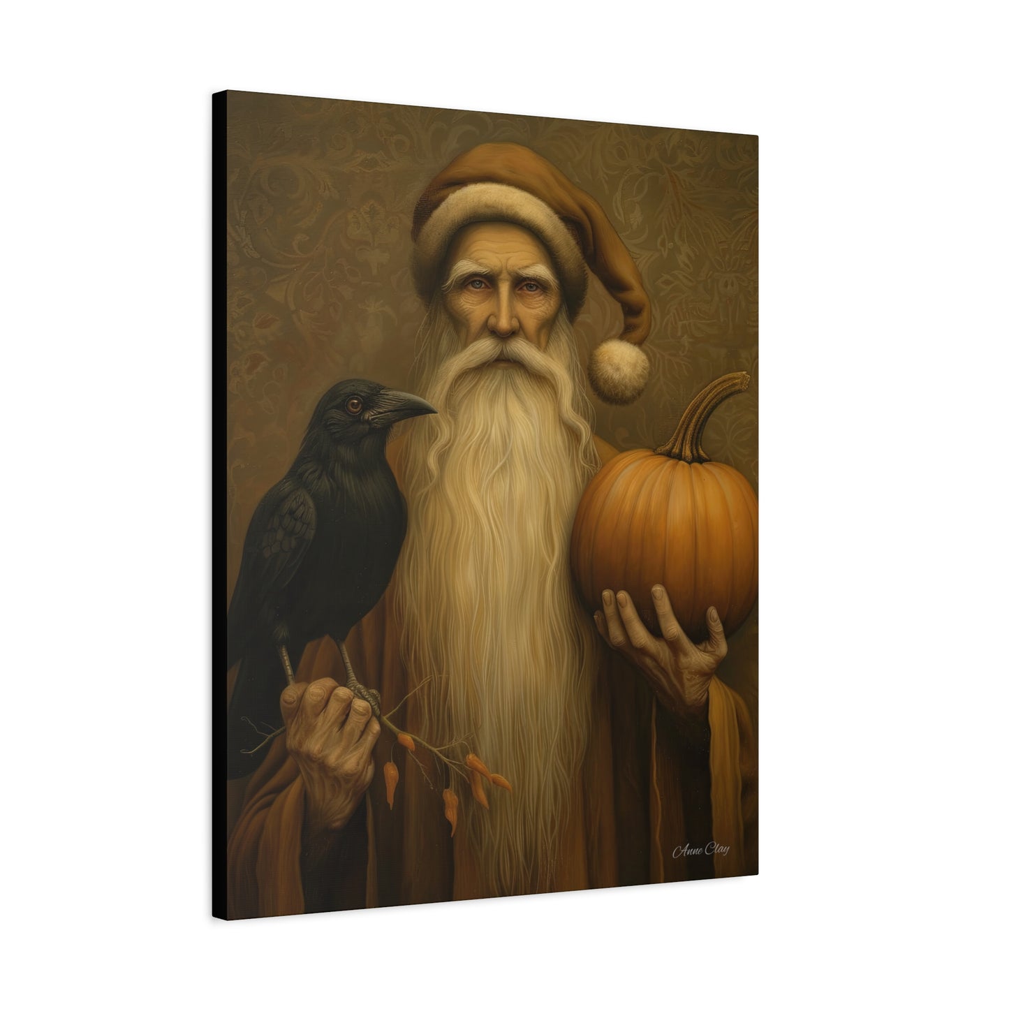 Autumnal Matte Canvas Art, Rustic Decor, Halloween Wall Art, Fall Home Decor, Perfect for Thanksgiving, Harvest Celebrations