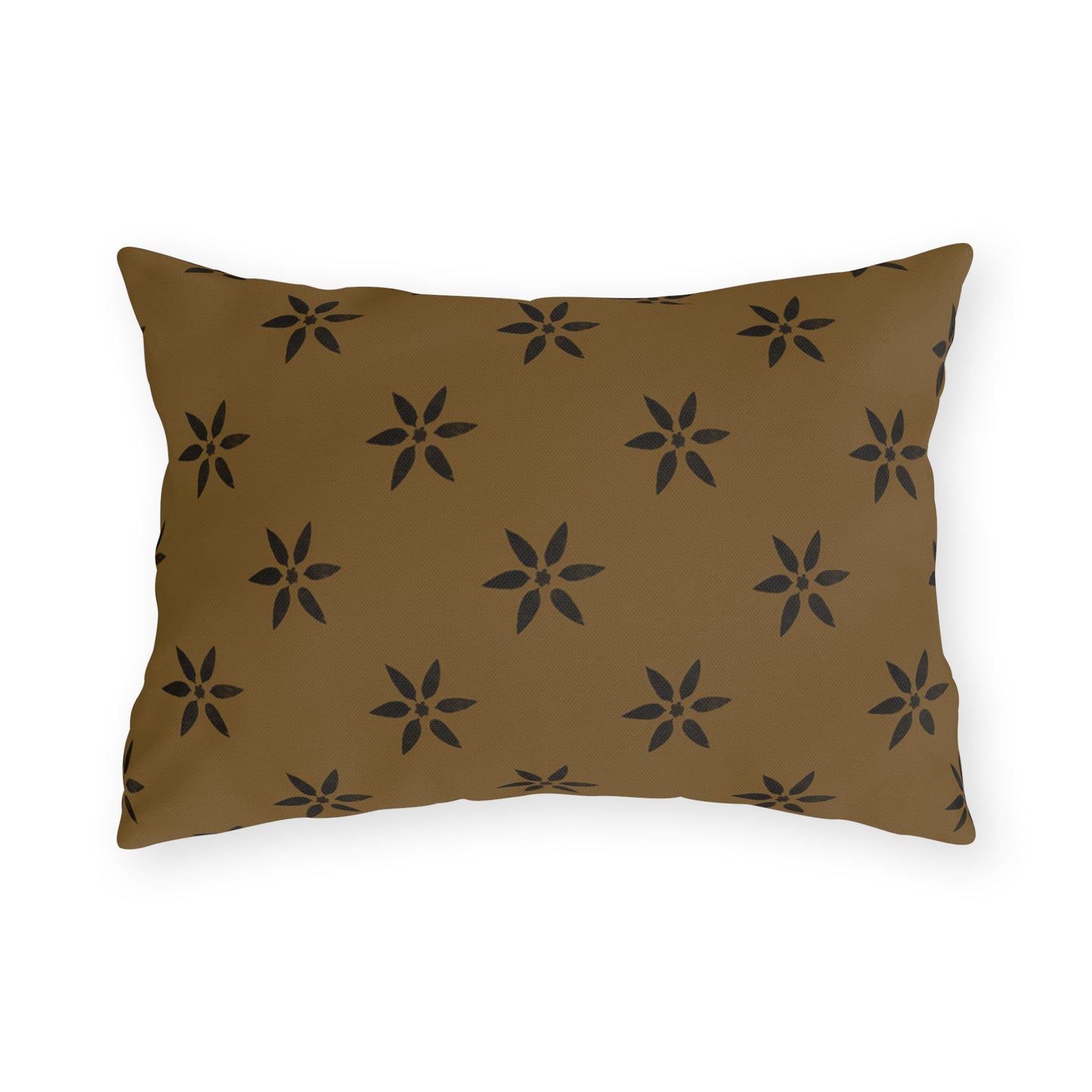 Black Petl on Deep Gold Outdoor Pillows