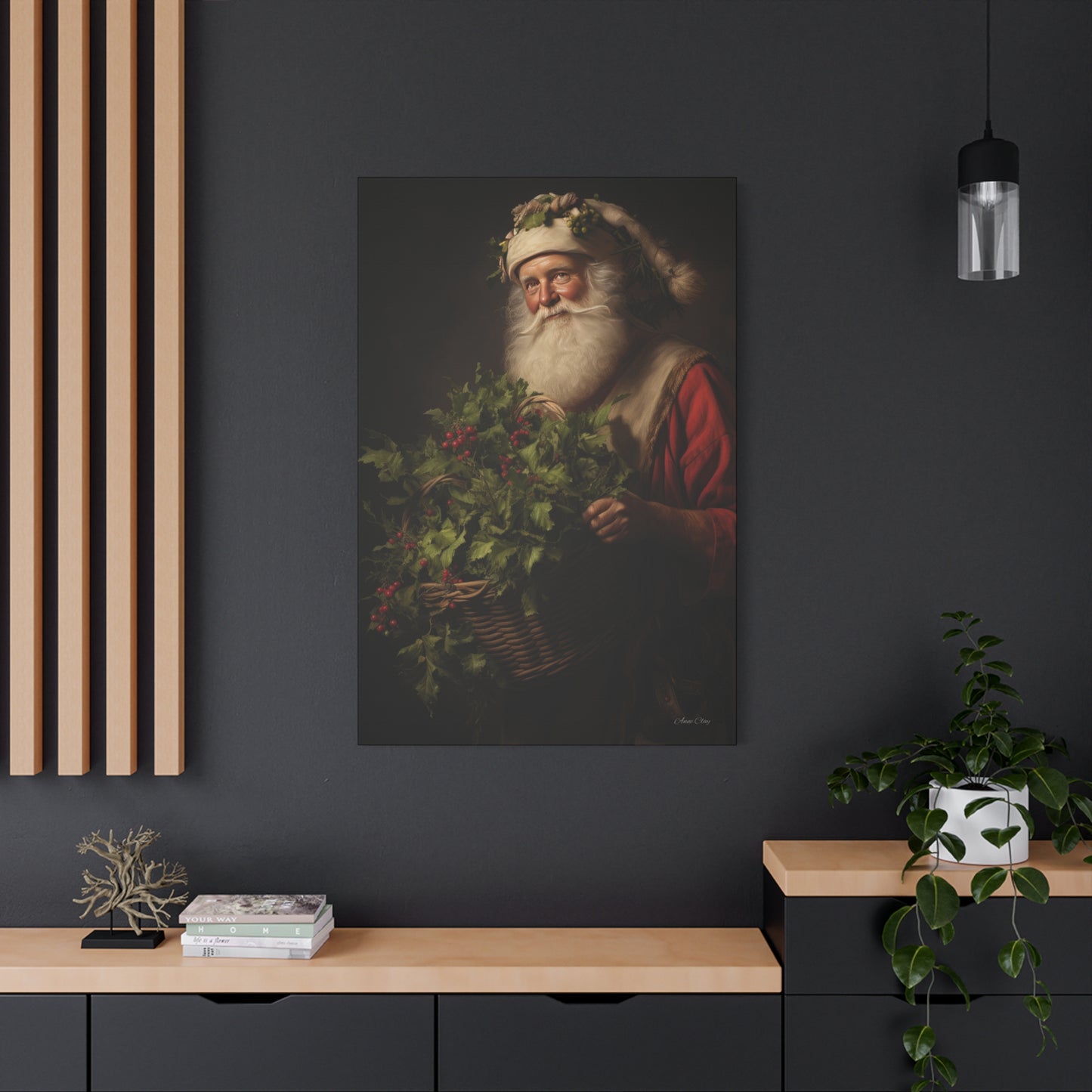 Unconventional Santa Matte Canvas, Stretched, 1.25"