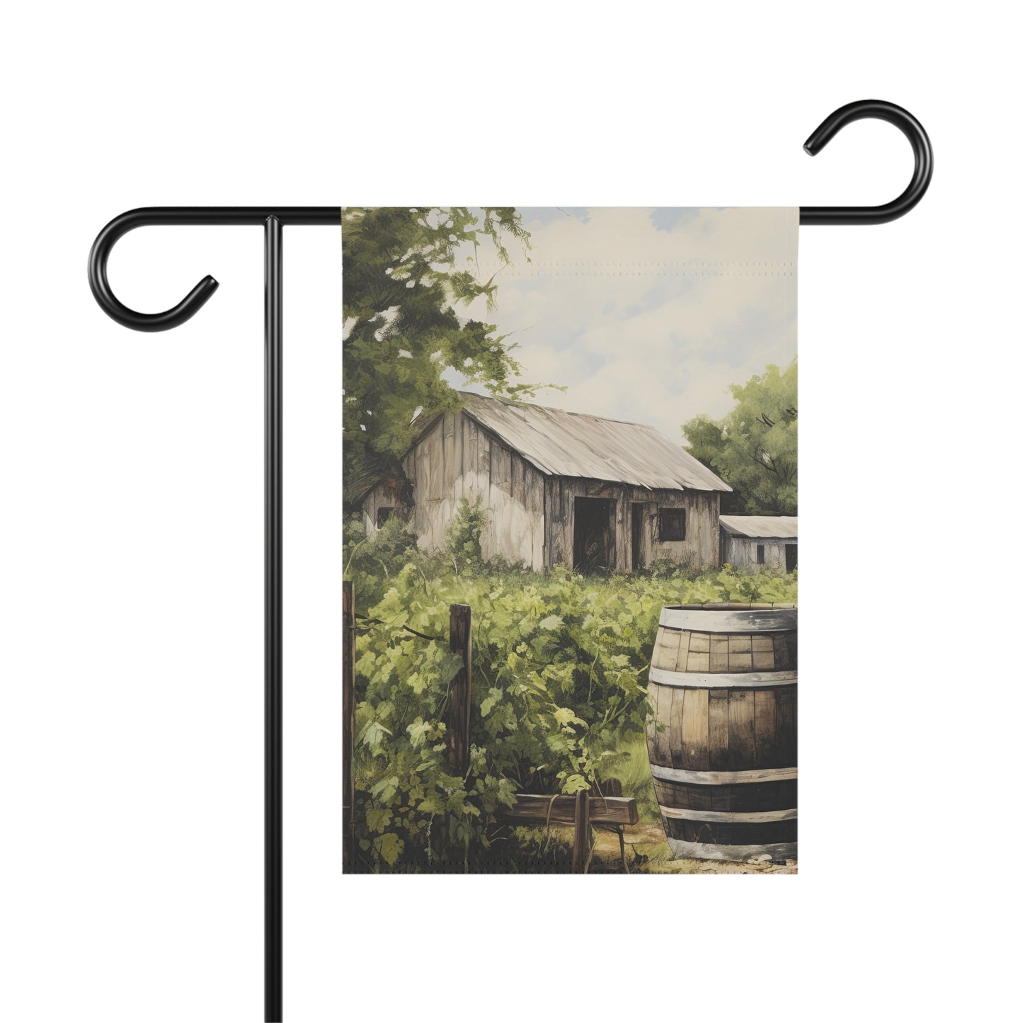 Old Farm Garden & House Banner