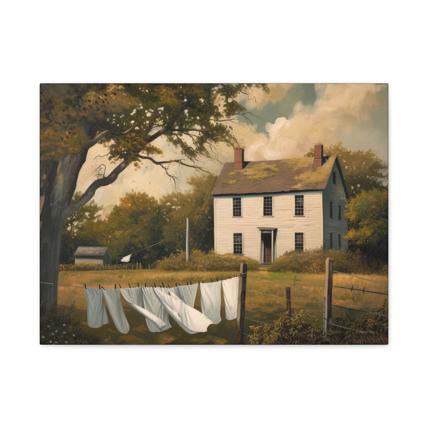 Laundry Day Matte Canvas, Stretched, 1.25"