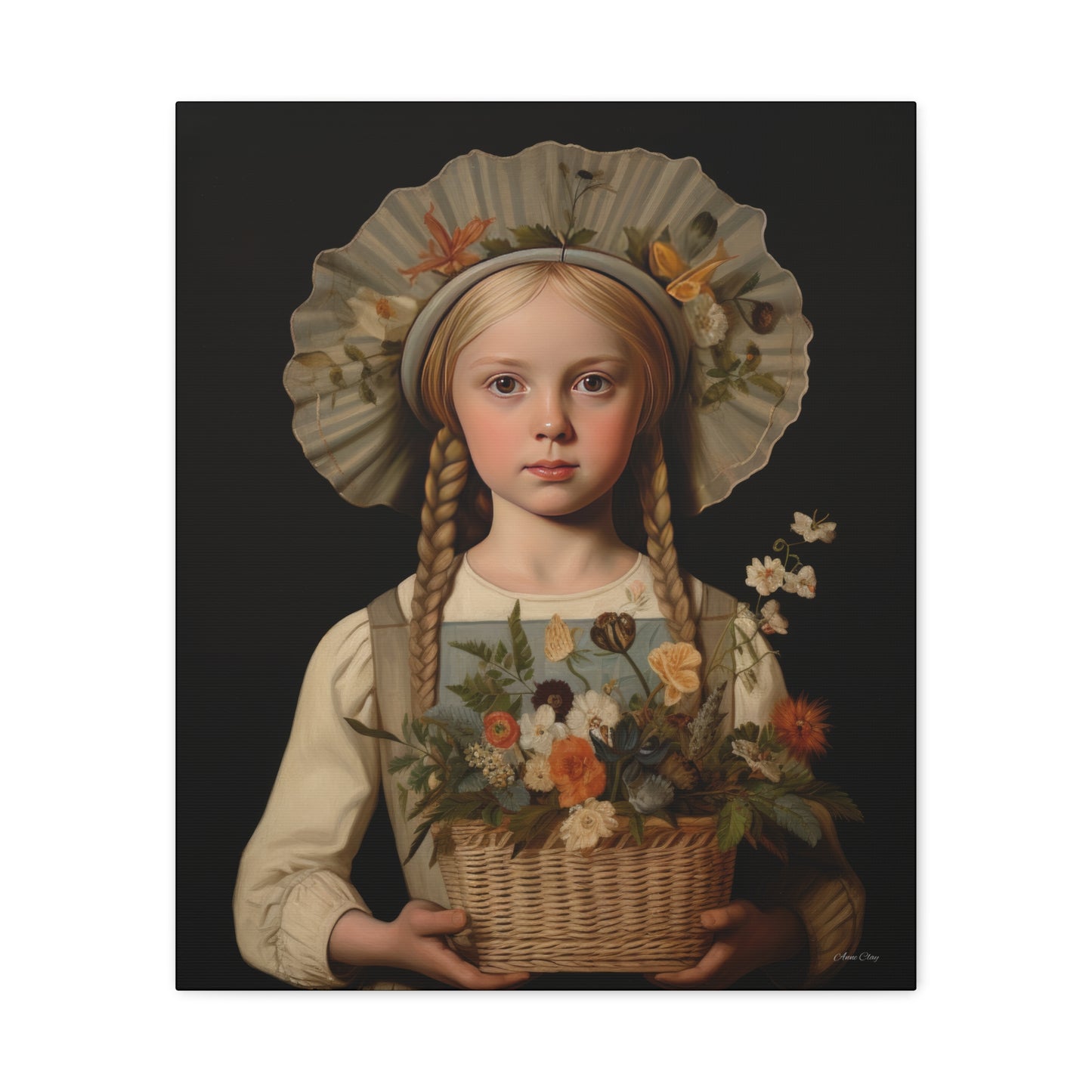Flower Girl Matte Canvas, Stretched, 1.25"
