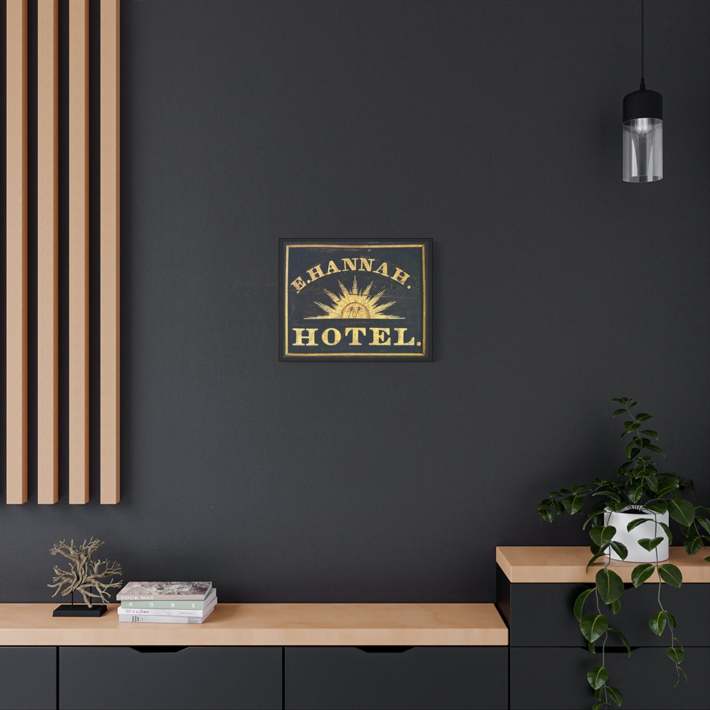 Hannah Hotel Matte Canvas, Stretched, 1.25"