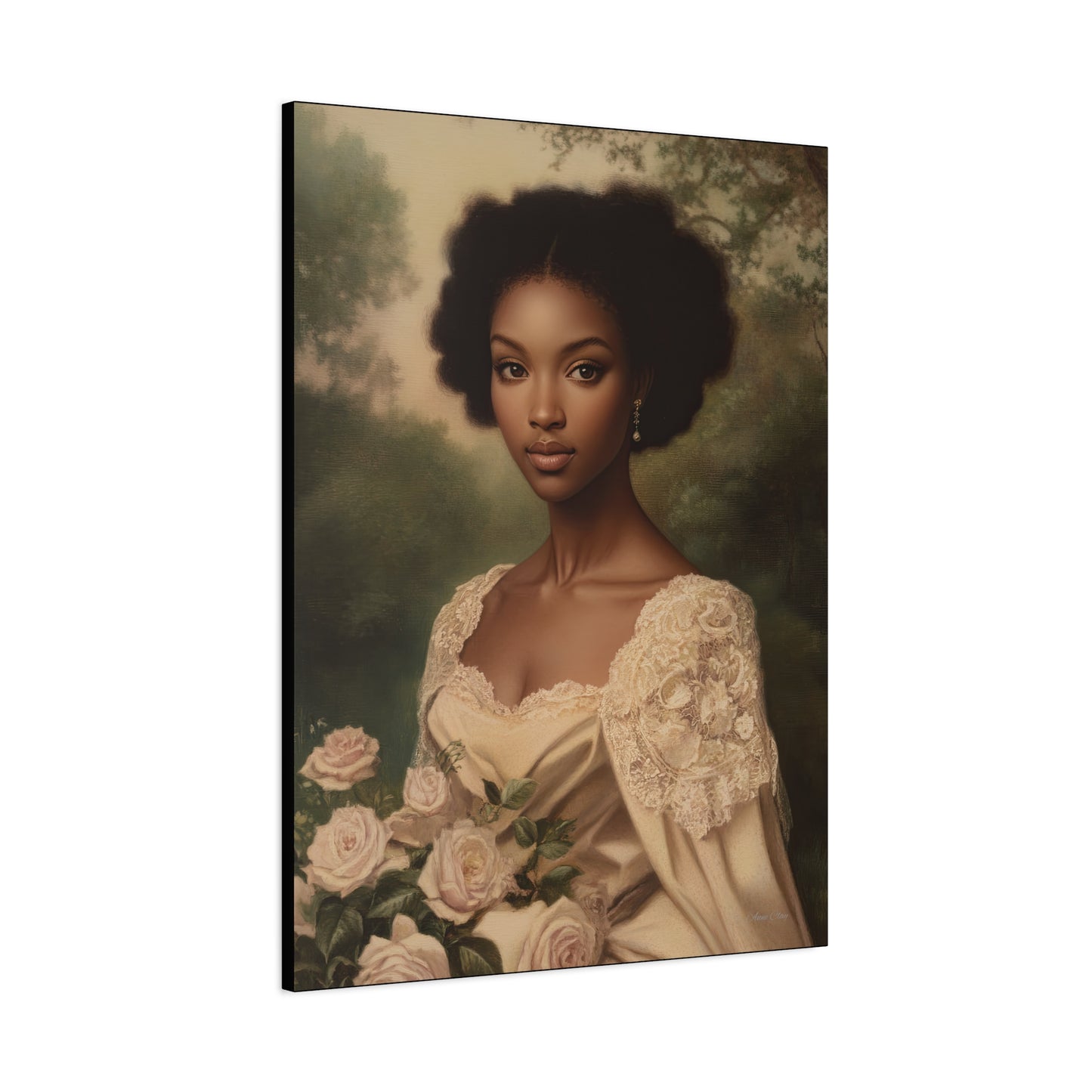 Elegant Floral Canvas Art, Stunning Wall Decor, Home Decor, Bedroom Art, Gift for Her, Wedding Gift, Floral Print