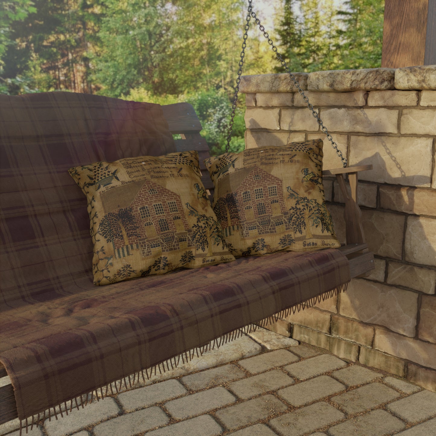 Gritty Prim Outdoor Pillows